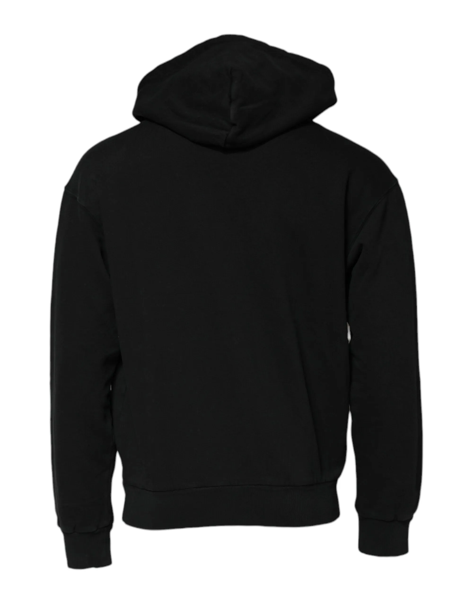 Dolce & Gabbana Black Logo Full Zip Hooded Men Sweatshirt Sweater sold by Siebentaschen product image thumbnail 4