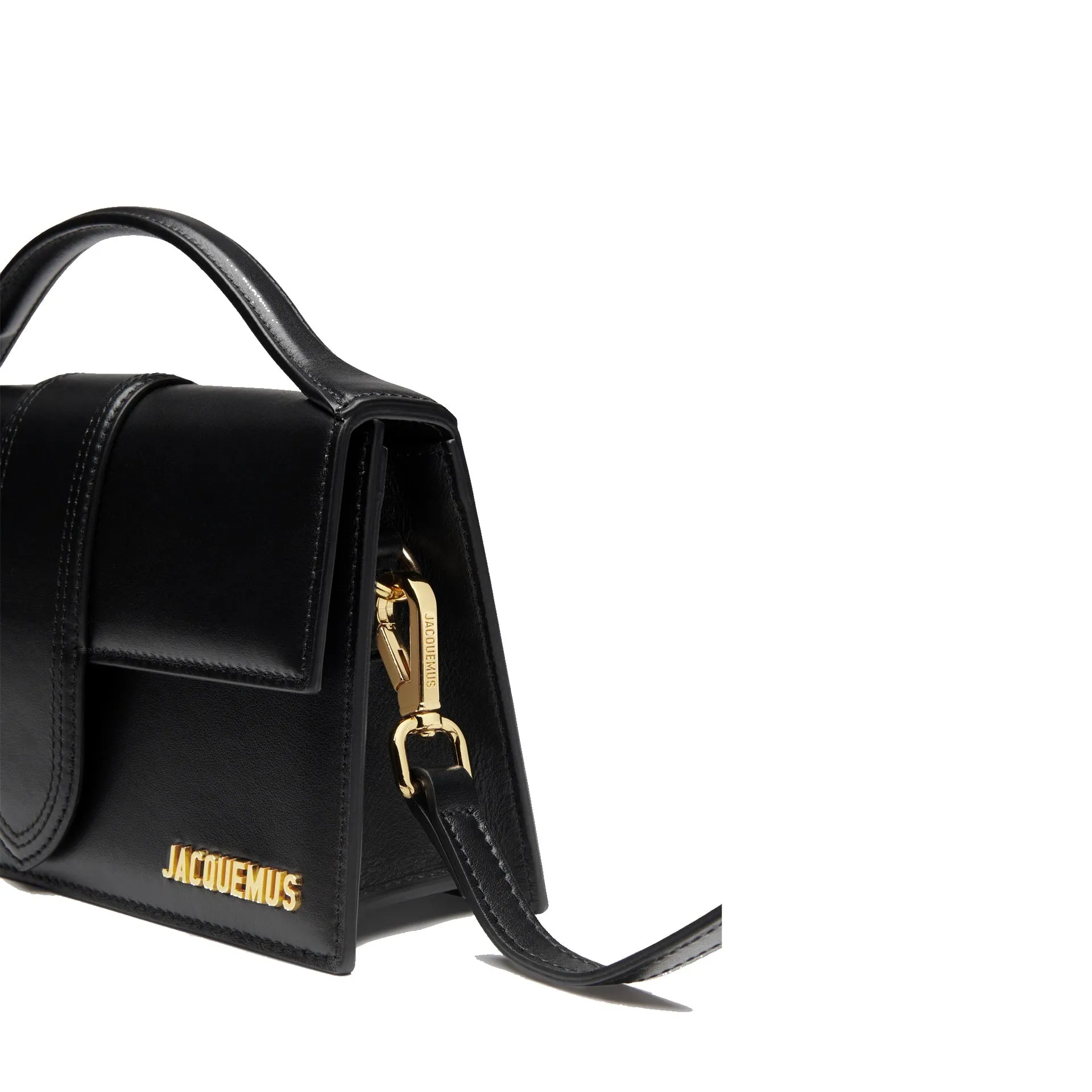 Jacquemus Le Grand Bambino Leather Bag - Gold Logo sold by Siebentaschen product image thumbnail 4
