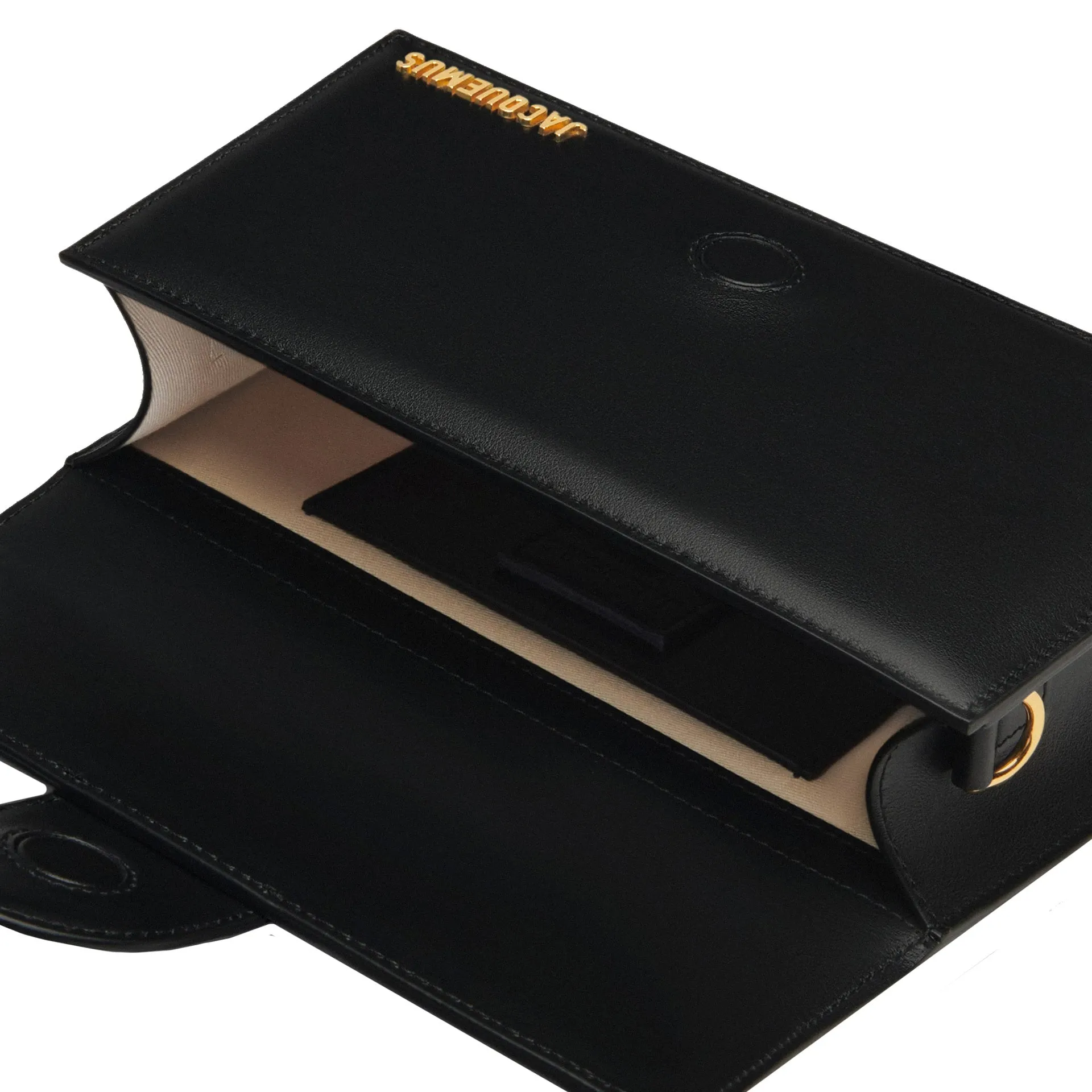 Jacquemus Le Grand Bambino Leather Bag - Gold Logo sold by Siebentaschen product image thumbnail 5