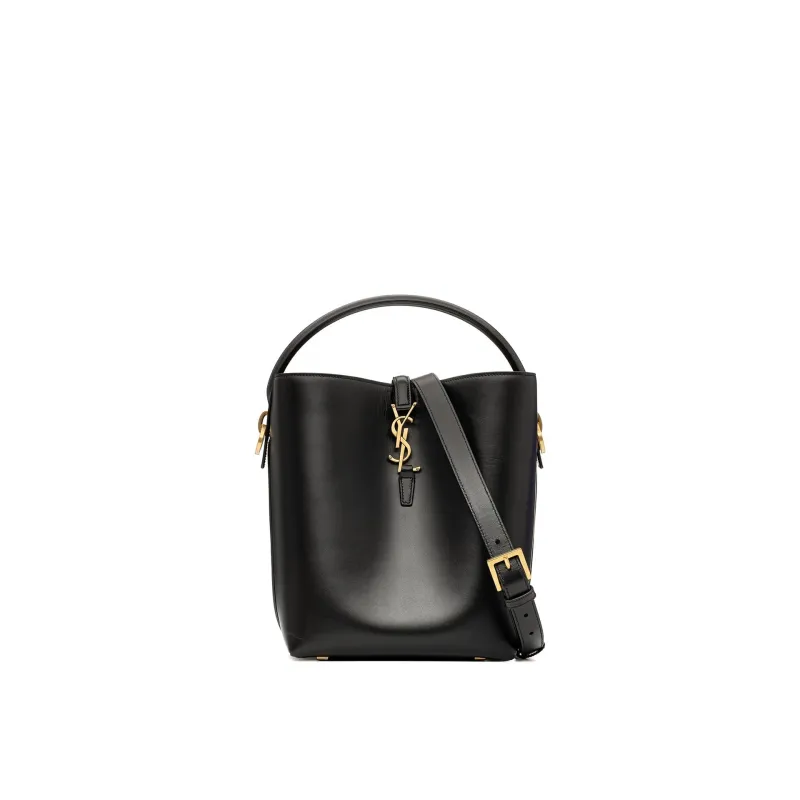 Saint Laurent Le 37 Small Leather Bucket Bag sold by Siebentaschen