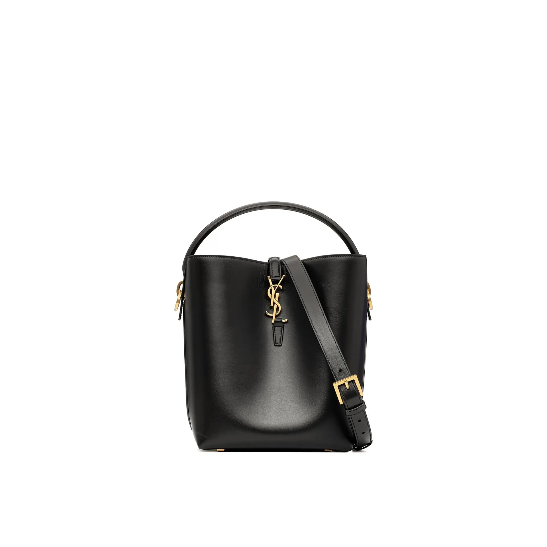 Saint Laurent Le 37 Small Leather Bucket Bag sold by Siebentaschen