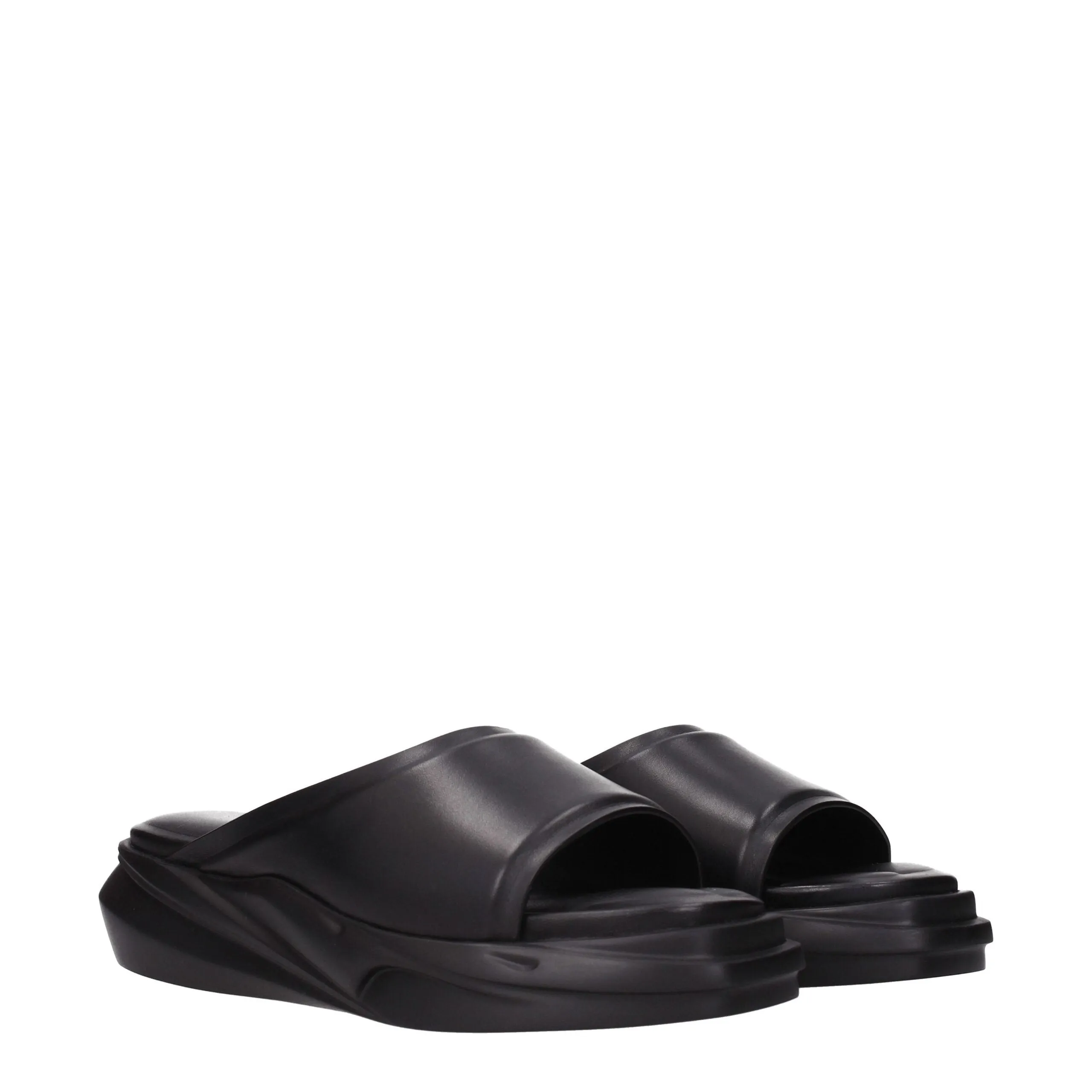 Alyx Black Leather Slippers sold by Siebentaschen product image thumbnail 2