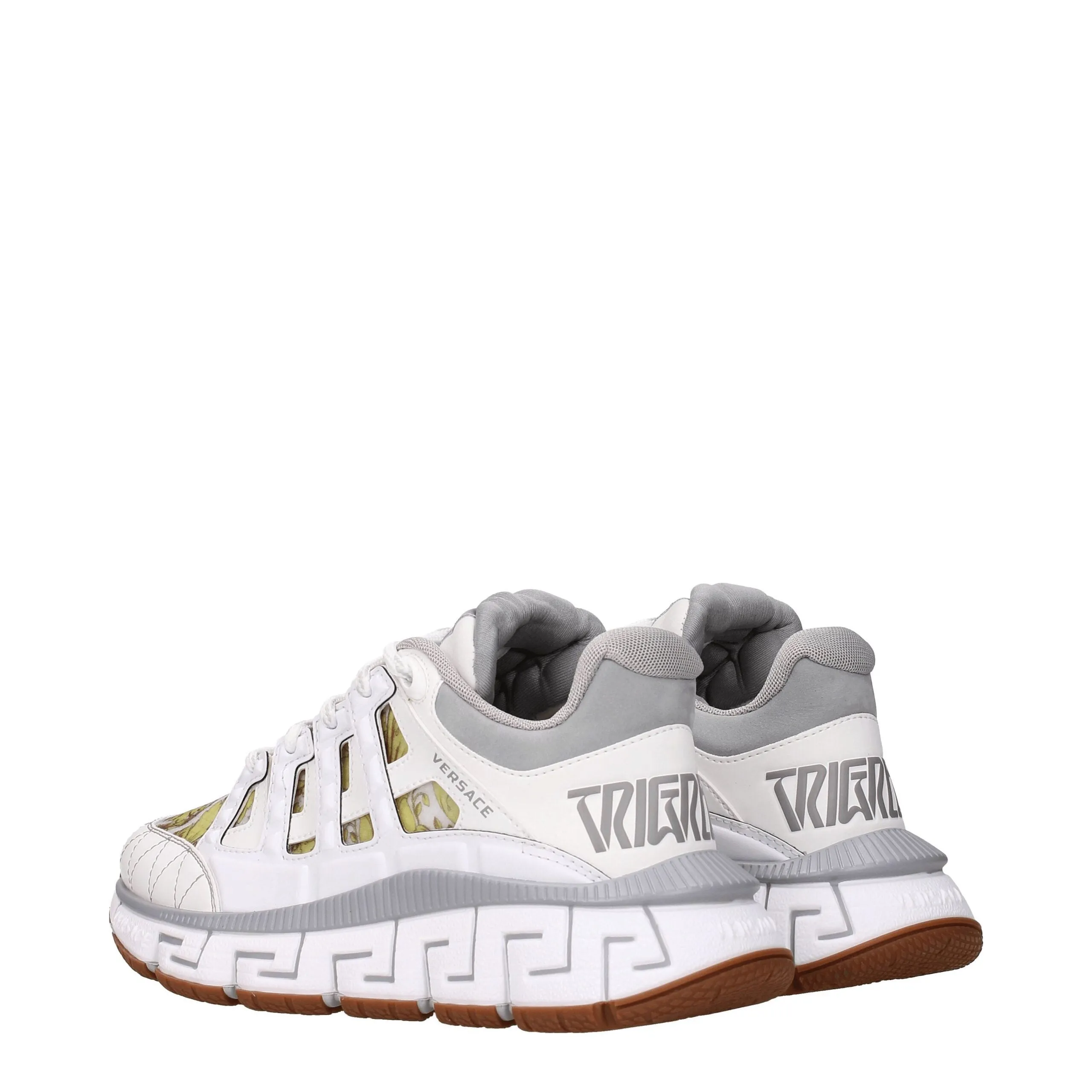 Versace White Leather Athletic Sneakers sold by Siebentaschen product image thumbnail 4
