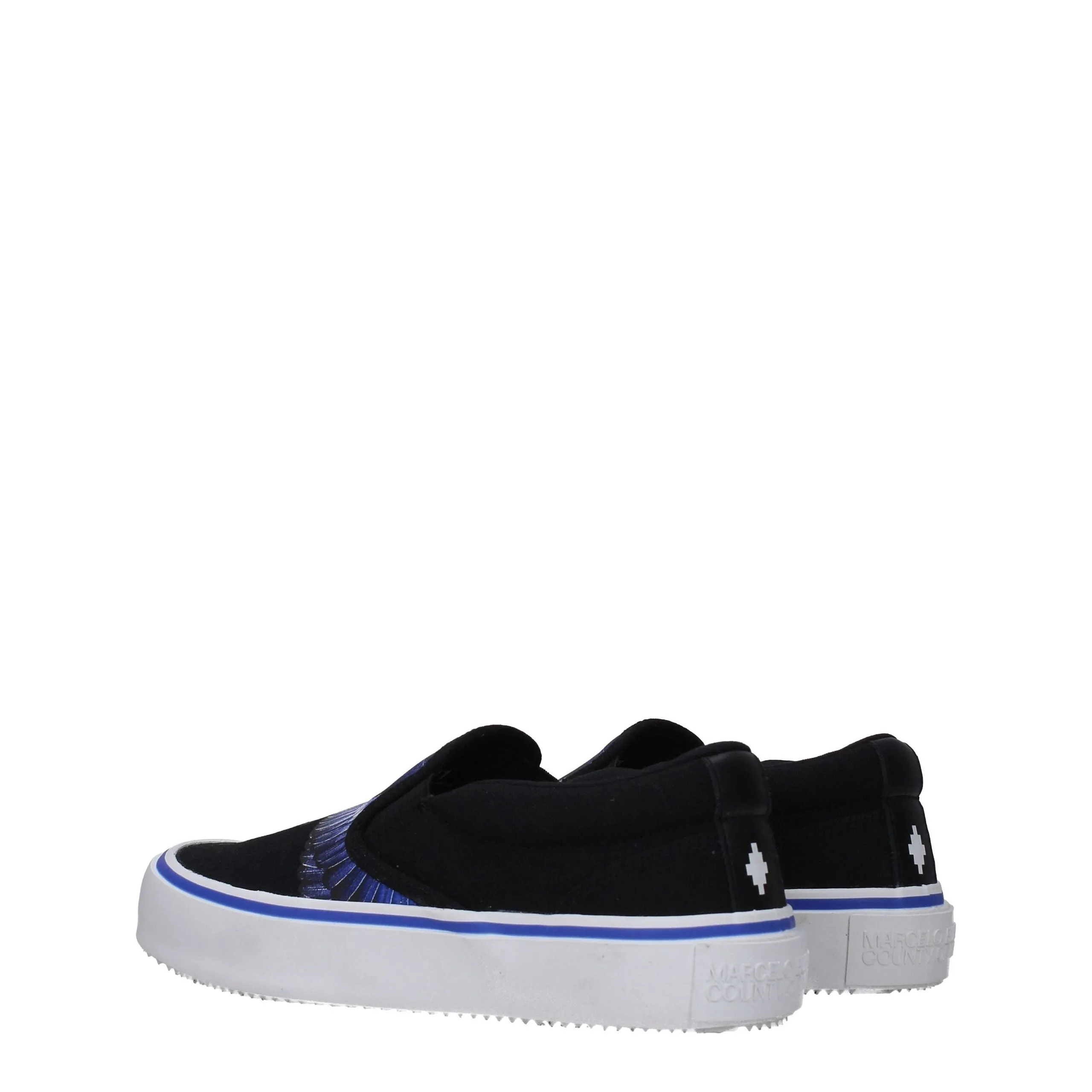 Marcelo Burlon Black Fabric Slip-On Loafers sold by Siebentaschen product image thumbnail 4
