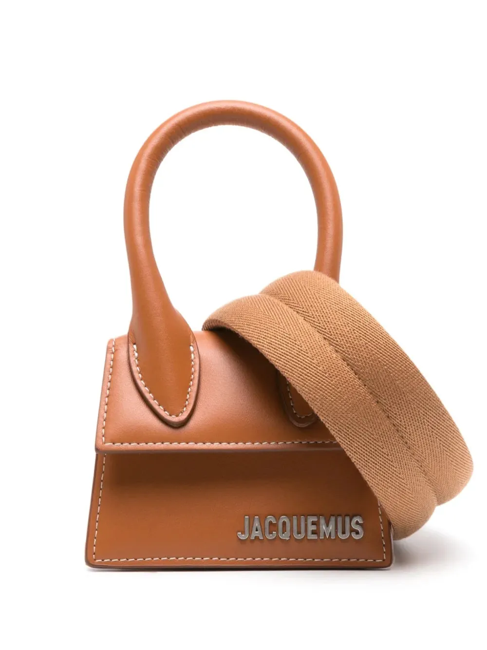 Jacquemus Light Brown Le Chiquito Homme Crossbody Bag sold by Siebentaschen