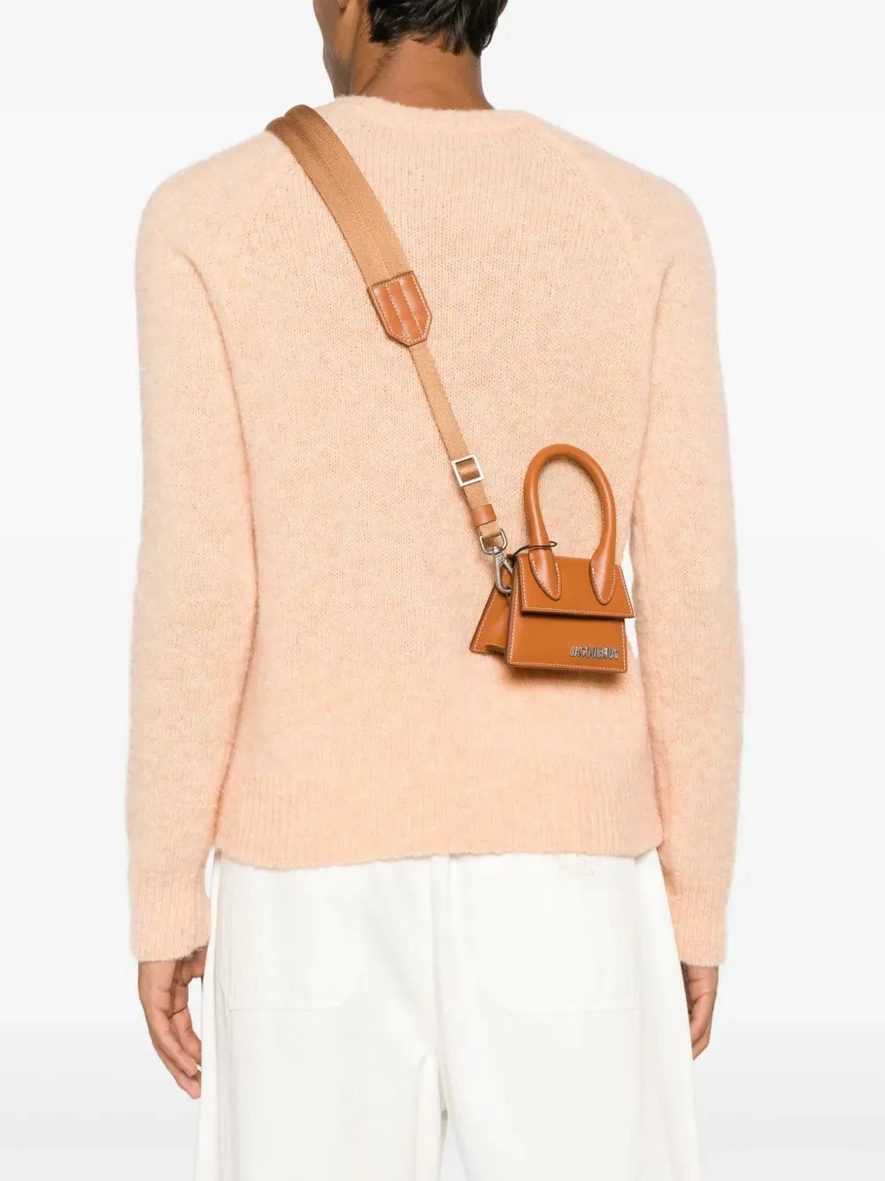 Jacquemus Light Brown Le Chiquito Homme Crossbody Bag sold by Siebentaschen product image thumbnail 2