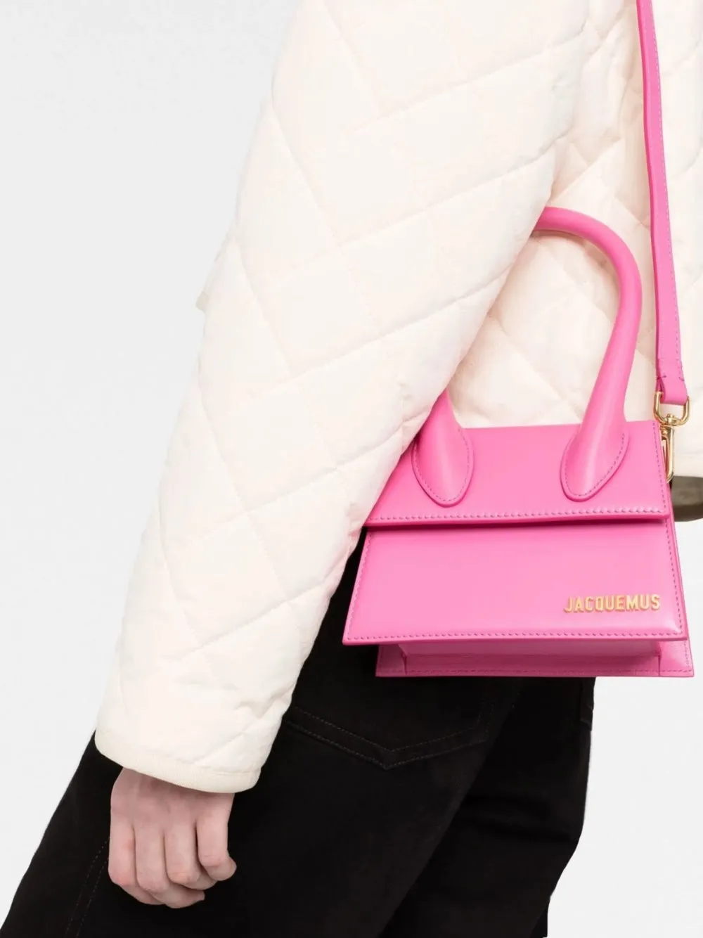 Jacquemus Pink Le Chiquito Moyen Bag sold by Siebentaschen product image thumbnail 2