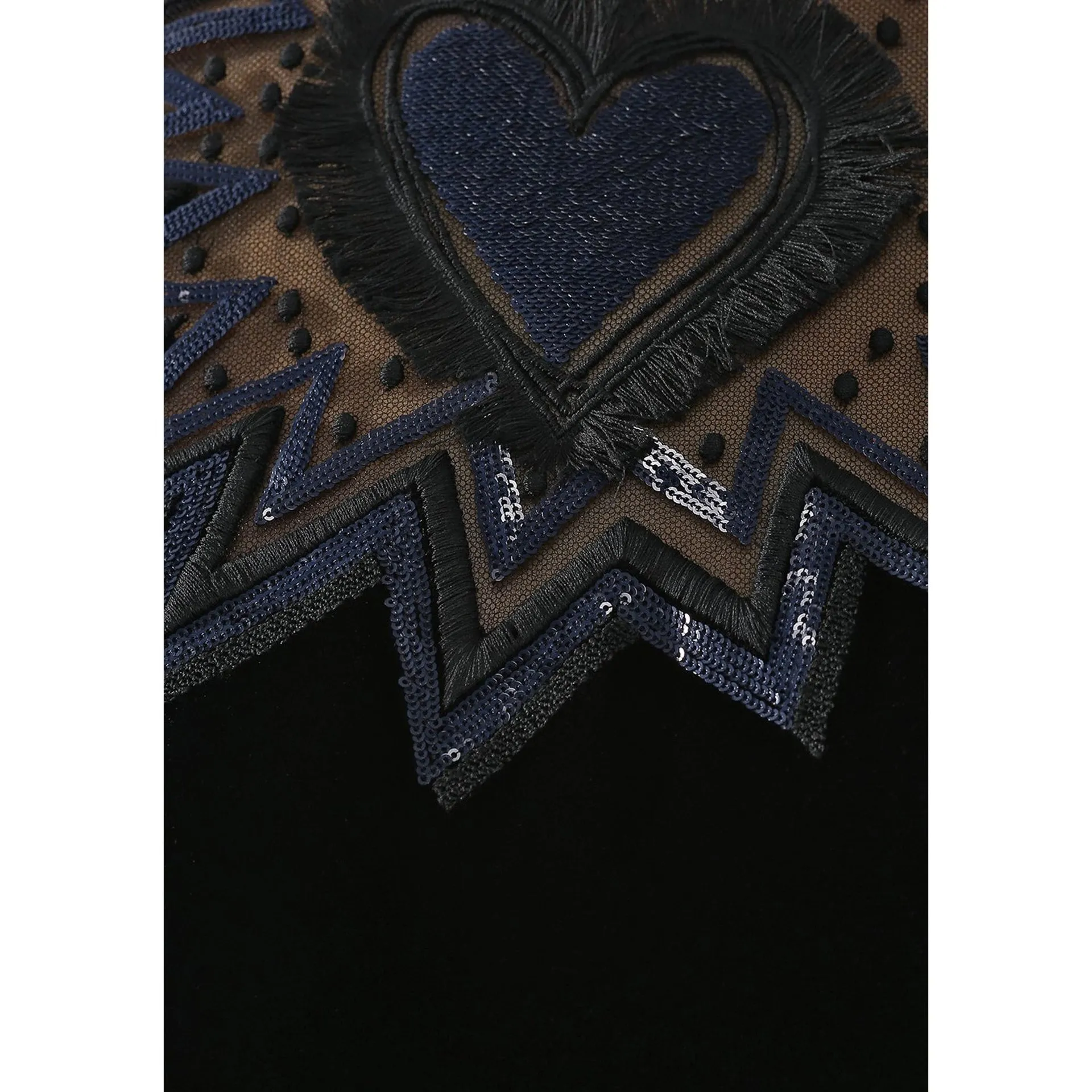 Fendi Fur Trim Velvet Midi Dress sold by Siebentaschen product image thumbnail 3