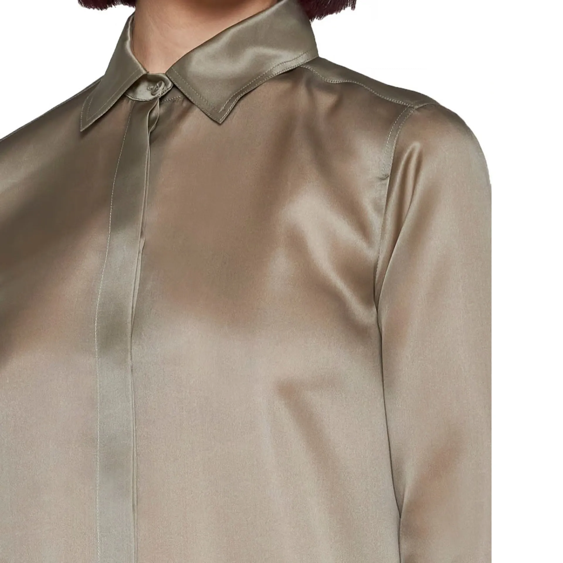 Max Mara Sfilata 'Nola' Silk Shirt sold by Siebentaschen product image thumbnail 3
