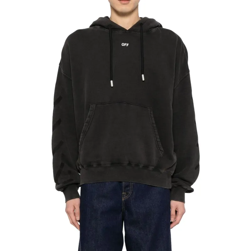 Off-White St. Matthew Over Cotton Hoodie Sweatshirt sold by Siebentaschen