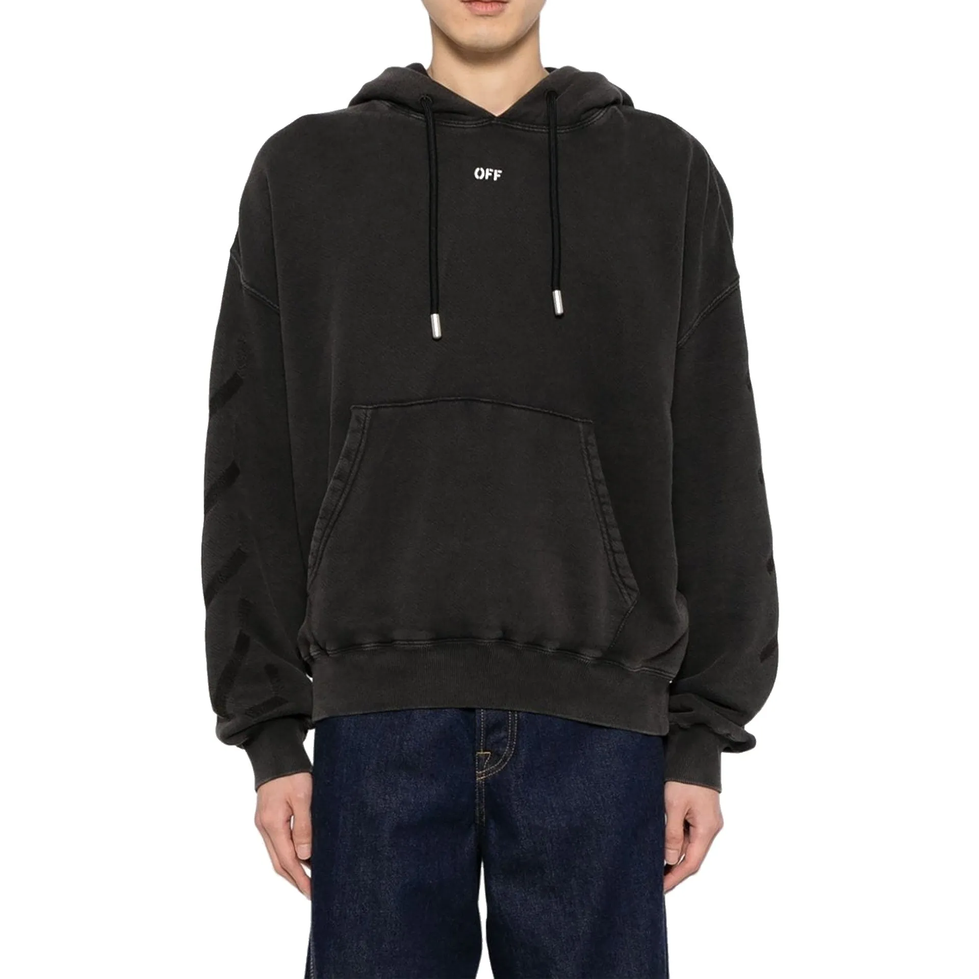 Off-White St. Matthew Over Cotton Hoodie Sweatshirt sold by Siebentaschen