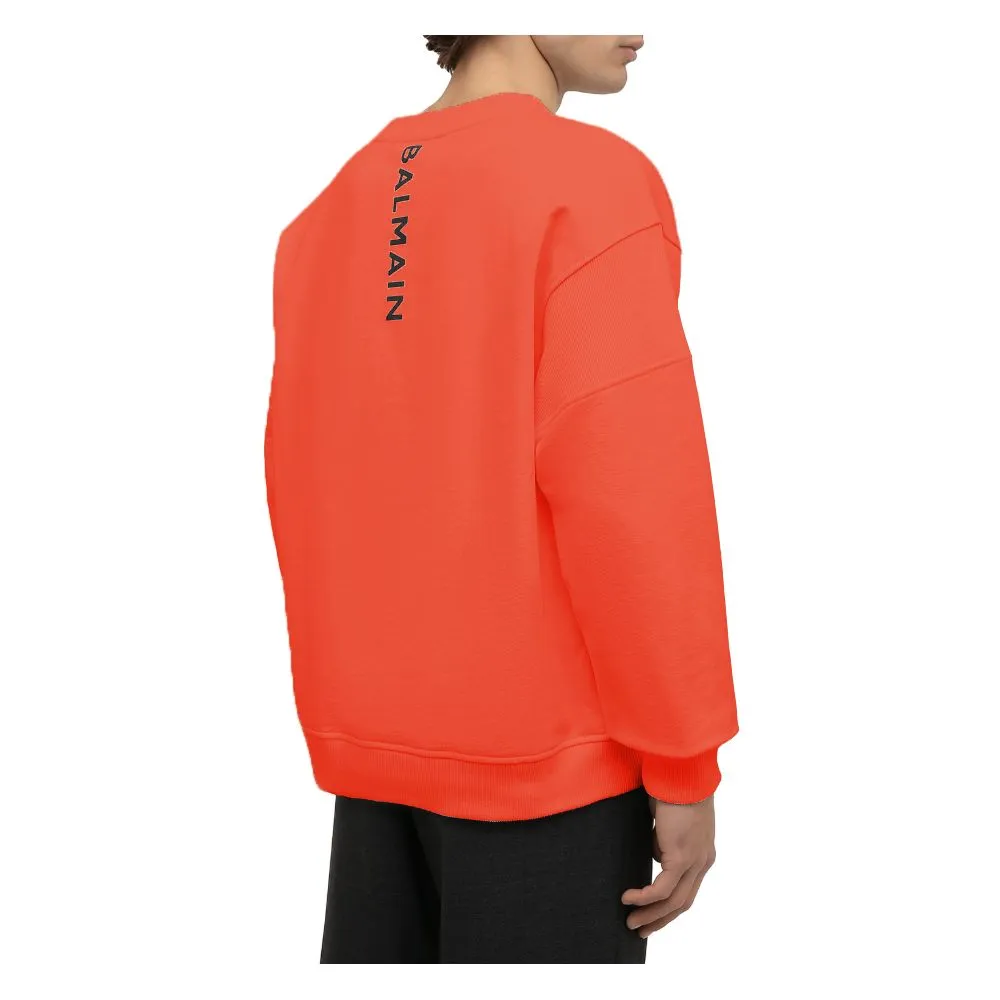 Balmain Orange Cotton Men Sweater sold by Siebentaschen product image thumbnail 2