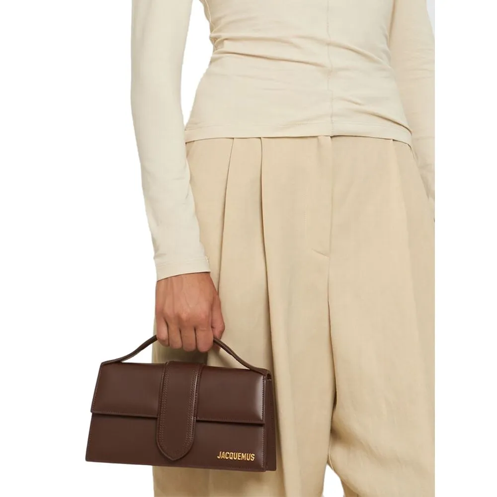 Jacquemus Brown Leather Handbag sold by Siebentaschen product image thumbnail 5