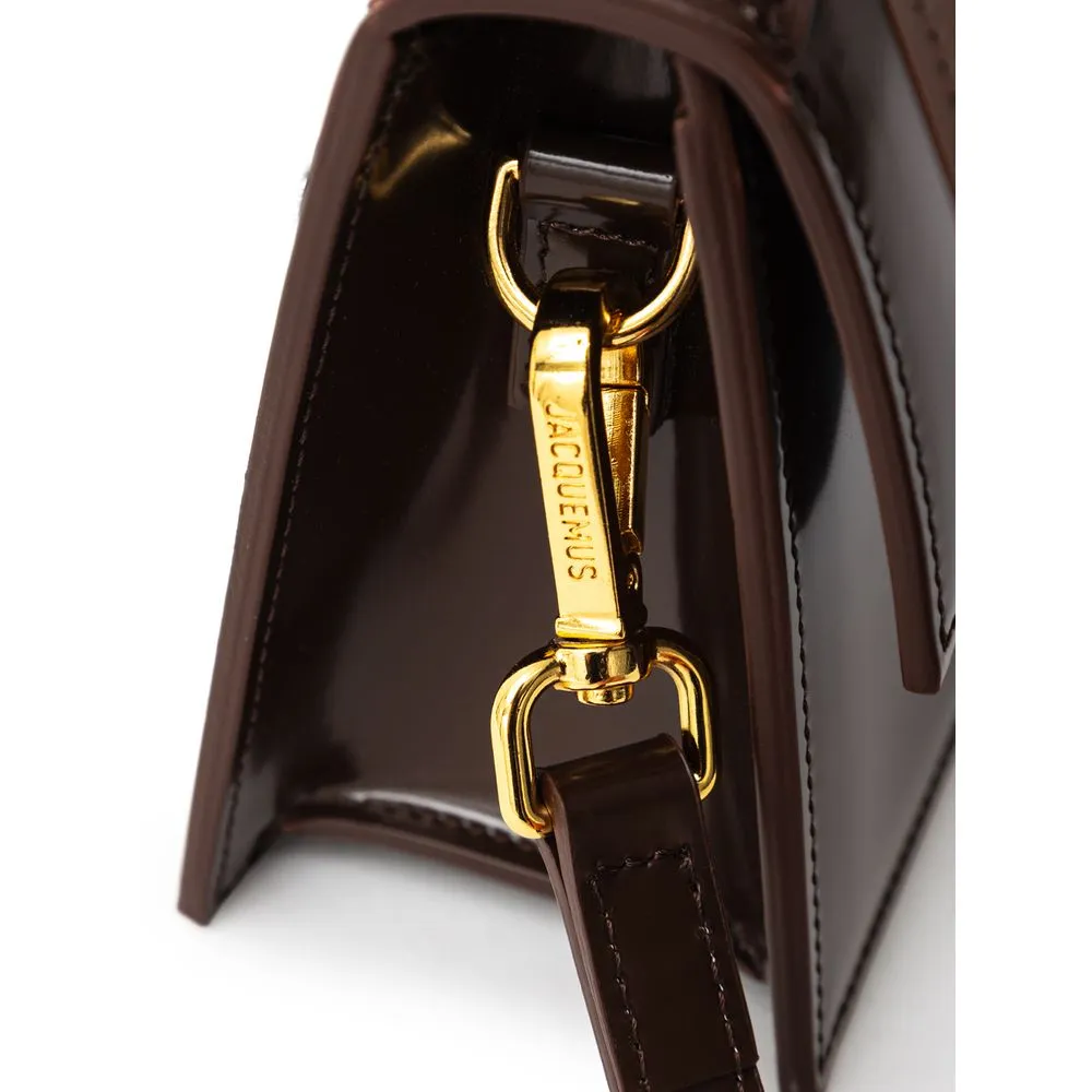 Jacquemus Brown Leather Le Grand Bambino Handbag sold by Siebentaschen product image thumbnail 4