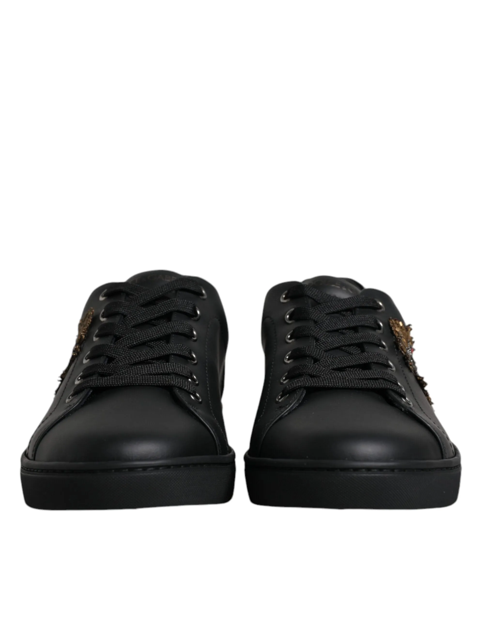 Dolce & Gabbana Black London Sacred Heart Men Sneakers Shoes sold by Siebentaschen product image thumbnail 2