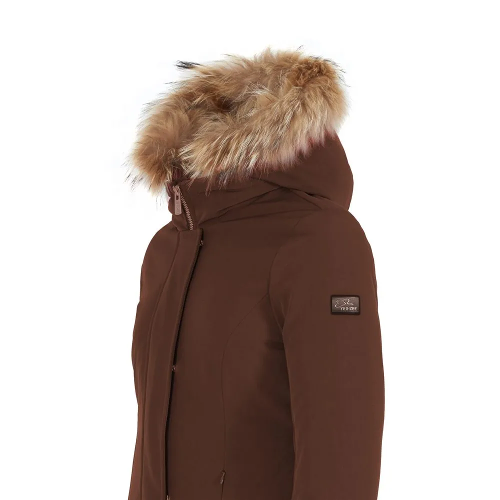 Yes Zee Brown Nylon Jackets & Coat sold by Siebentaschen product image thumbnail 3