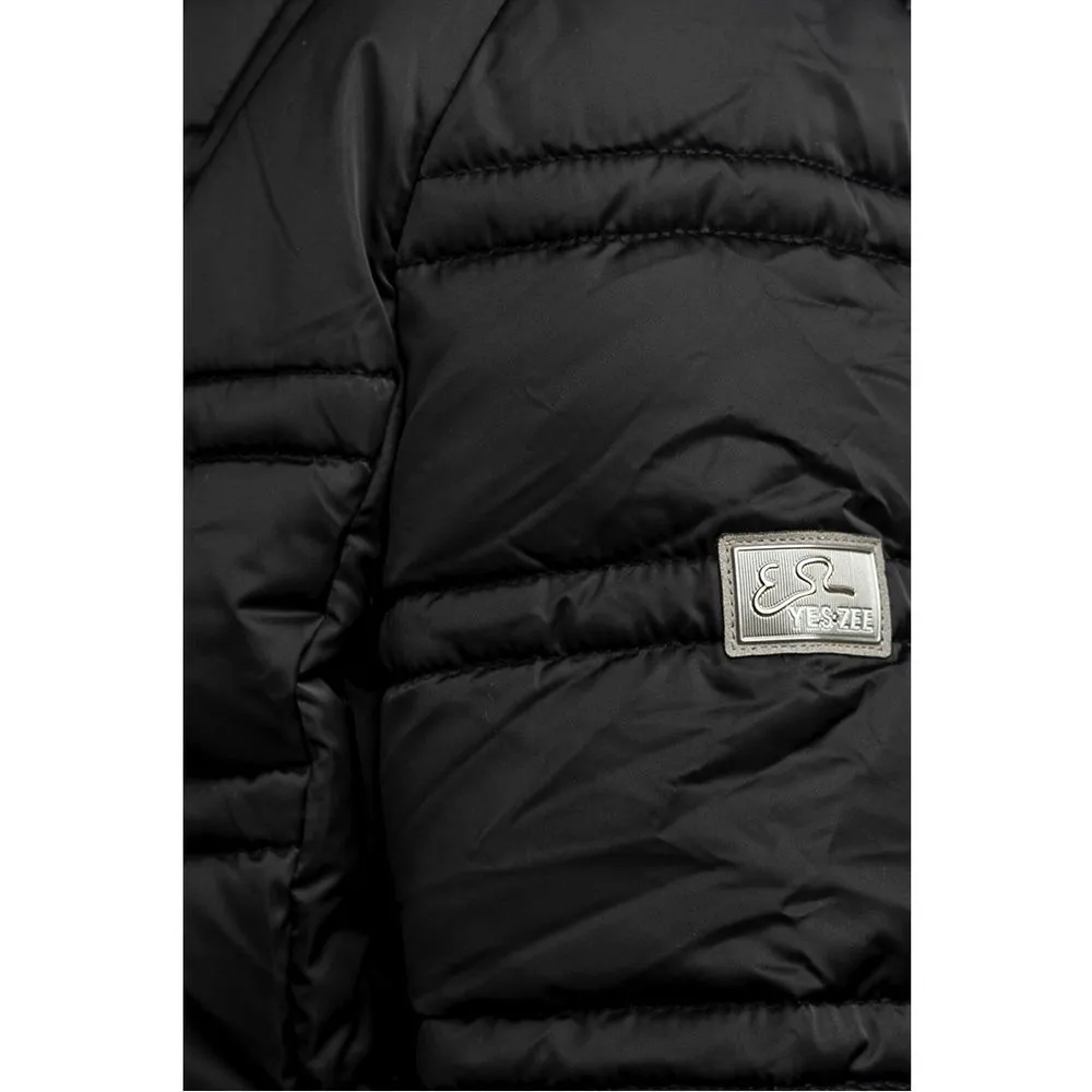 Yes Zee Black Polyester Jackets & Coat sold by Siebentaschen product image thumbnail 3