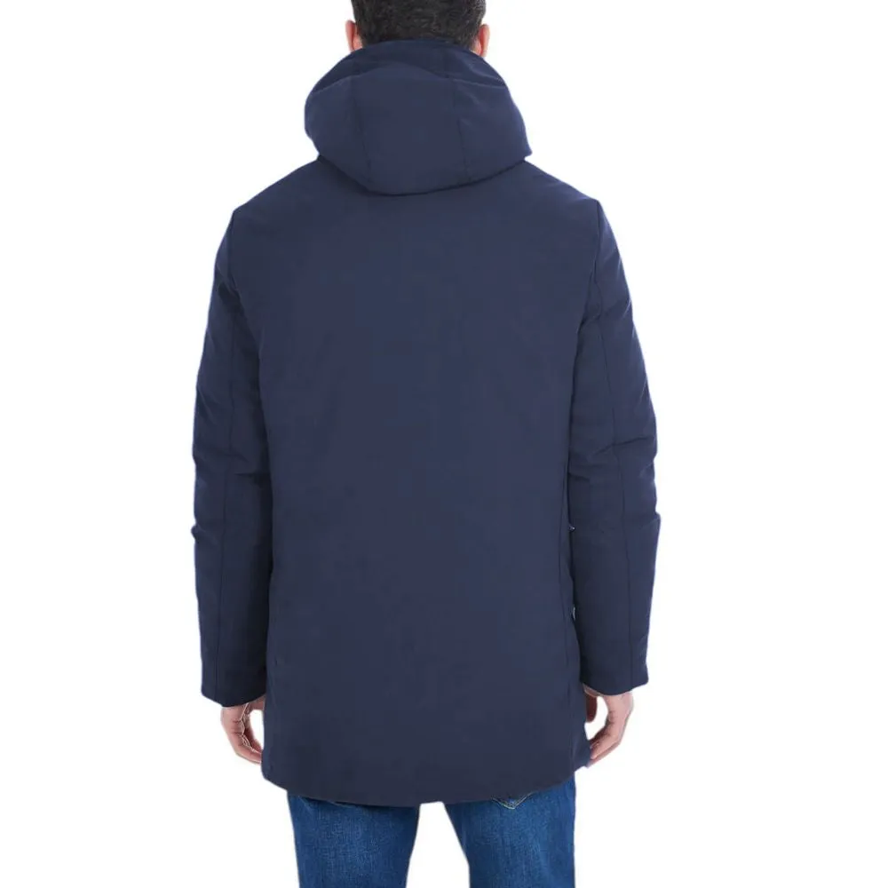 Yes Zee Blue Nylon Jackets & Coat sold by Siebentaschen product image thumbnail 2