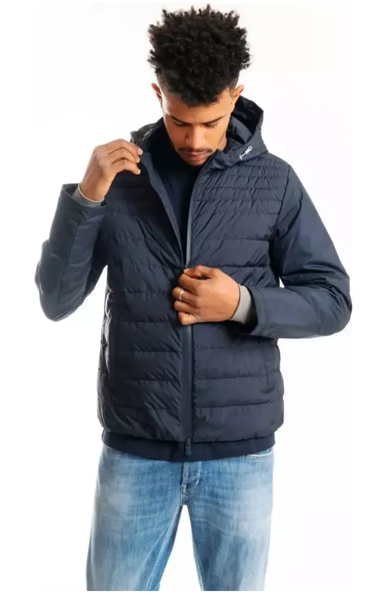 People Of Shibuya Sumptuous Blue Hooded Technical Jacket sold by Siebentaschen product image thumbnail 4