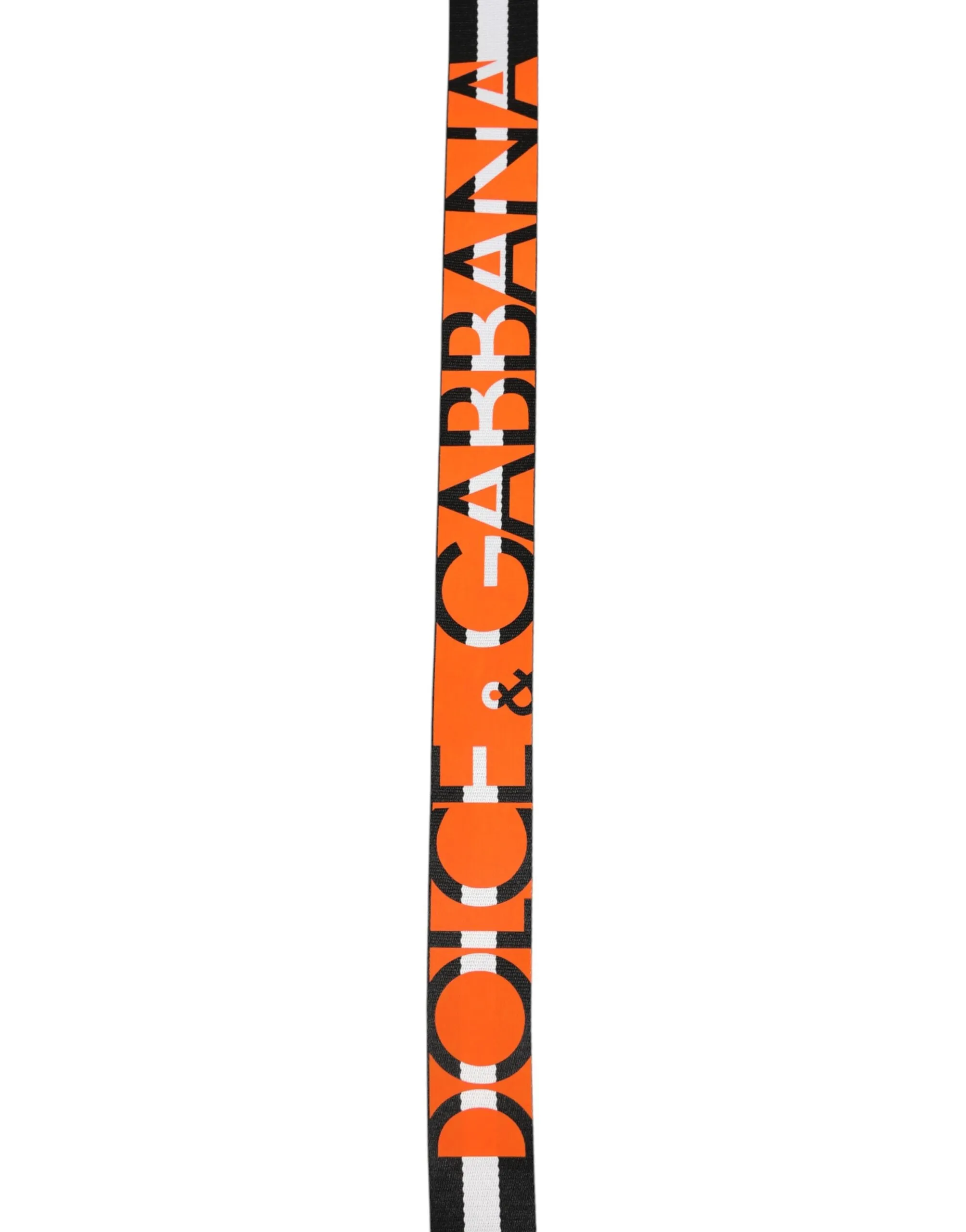 Dolce & Gabbana Black White Striped Logo Metal Buckle Belt sold by Siebentaschen product image thumbnail 5