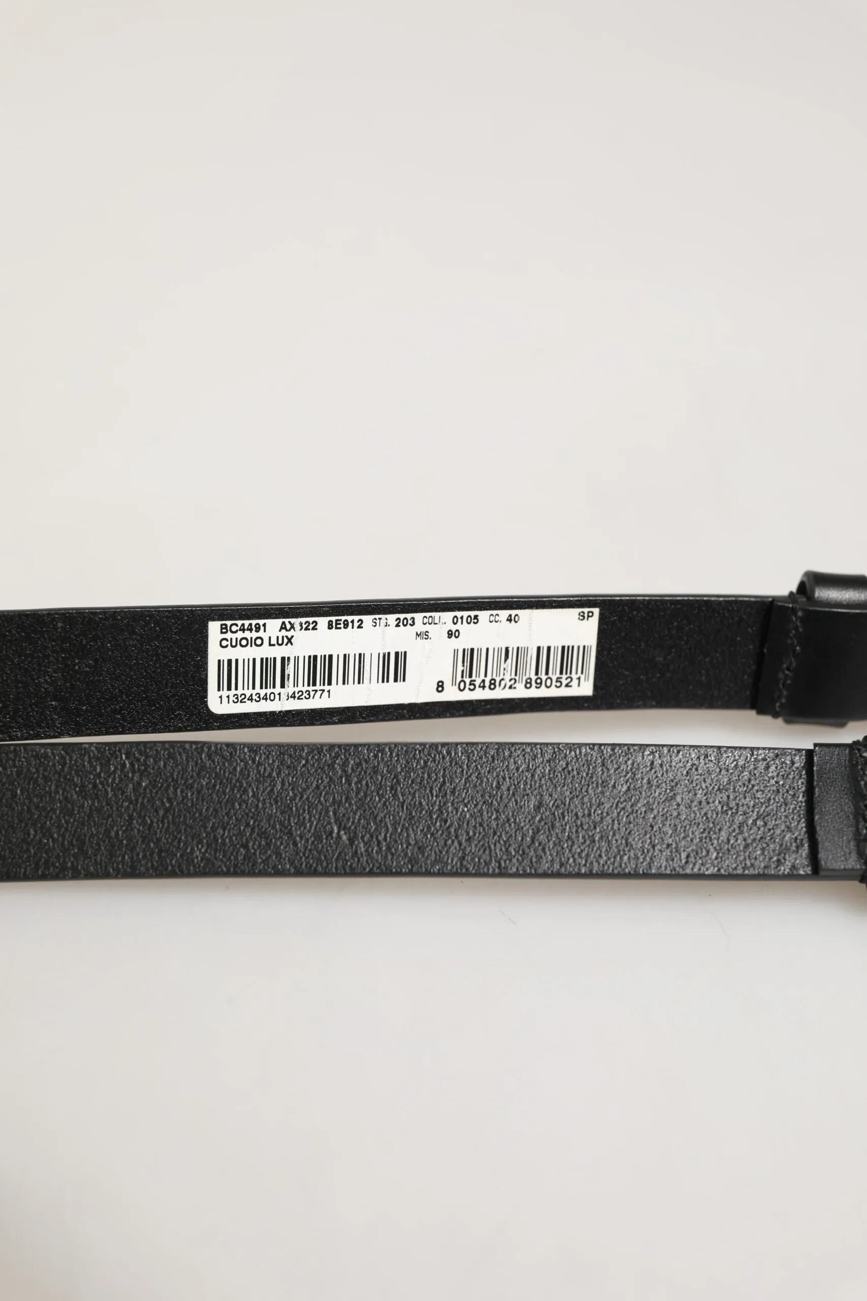 Dolce & Gabbana Black Double Strap Leather Silver Buckle Belt sold by Siebentaschen product image thumbnail 3