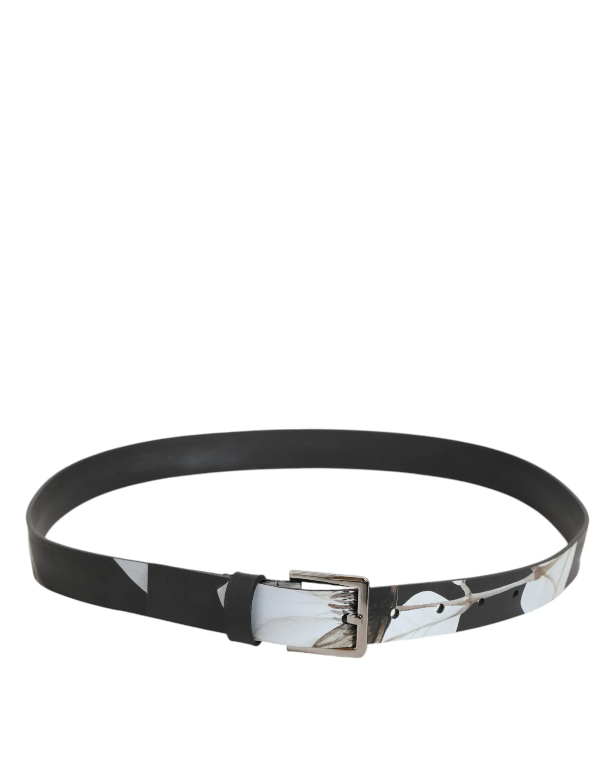 Dolce & Gabbana Multicolor PVC Floral Silver Buckle Men Belt sold by Siebentaschen product image thumbnail 3
