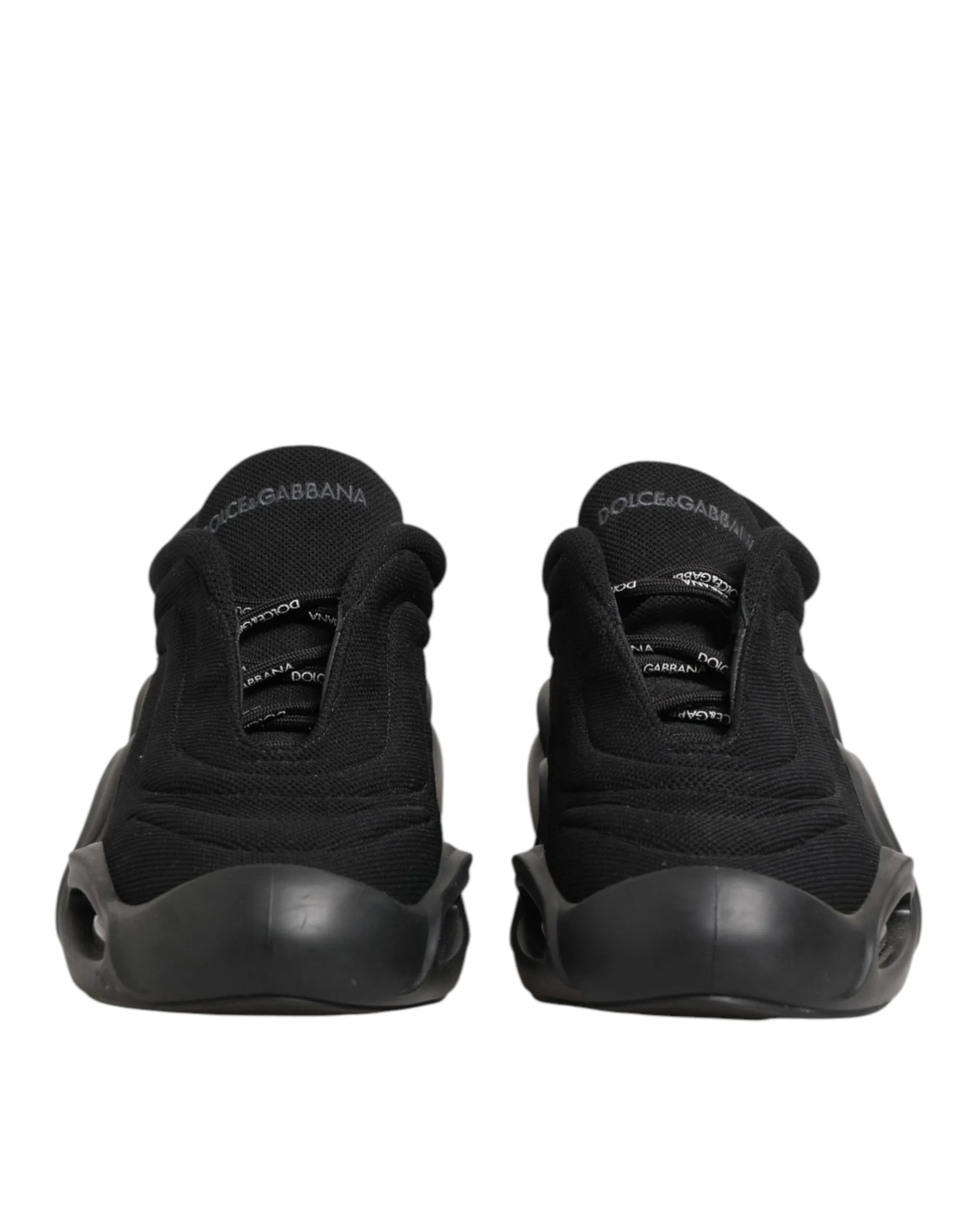 Dolce & Gabbana Black Lace Up Wave Low Top Men Sneaker Shoes sold by Siebentaschen product image thumbnail 3