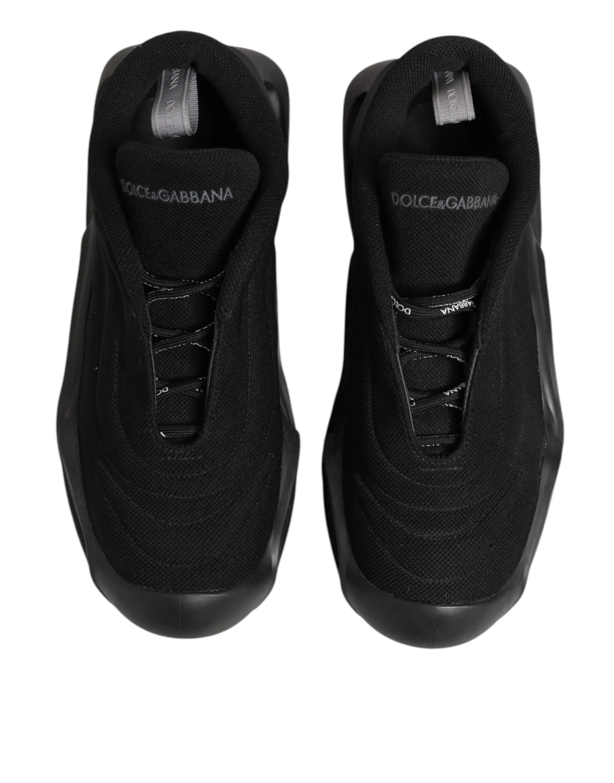 Dolce & Gabbana Black Lace Up Wave Low Top Men Sneaker Shoes sold by Siebentaschen product image thumbnail 4