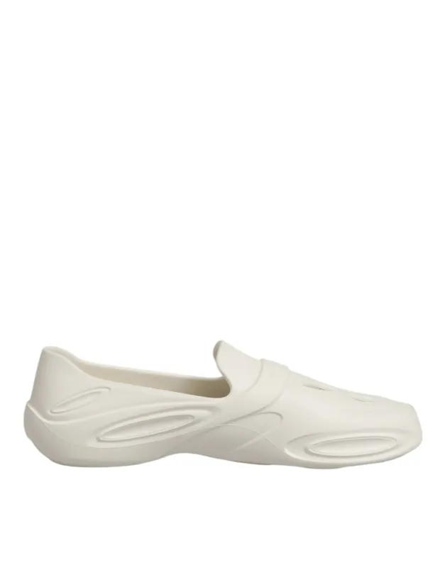 Dolce & Gabbana White Rubber Slides Low Top Sneakers Shoes sold by Siebentaschen