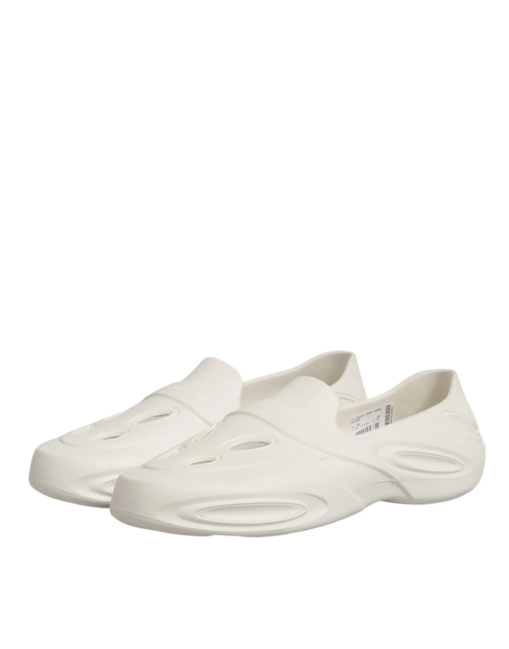 Dolce & Gabbana White Rubber Slides Low Top Sneakers Shoes sold by Siebentaschen product image thumbnail 5