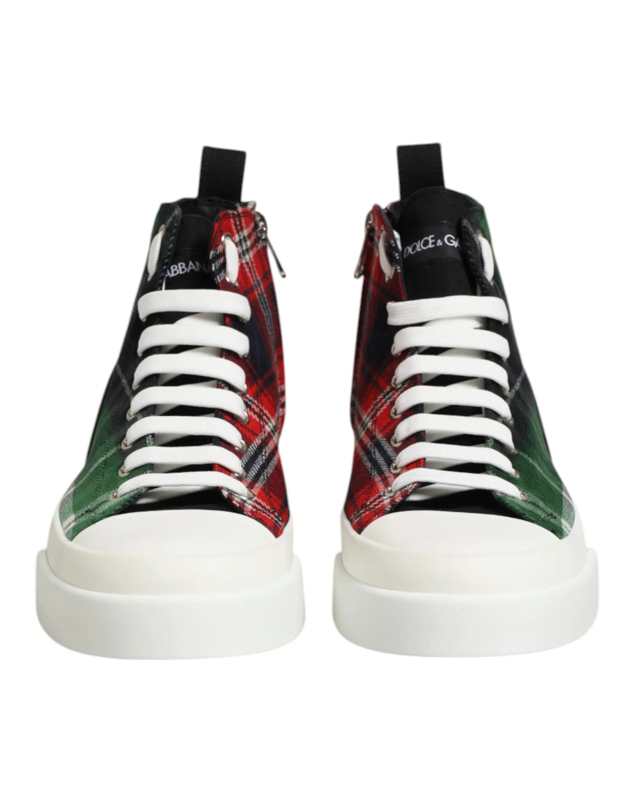 Dolce & Gabbana Multicolor DG Logo Men High Top Sneakers Shoes sold by Siebentaschen product image thumbnail 3