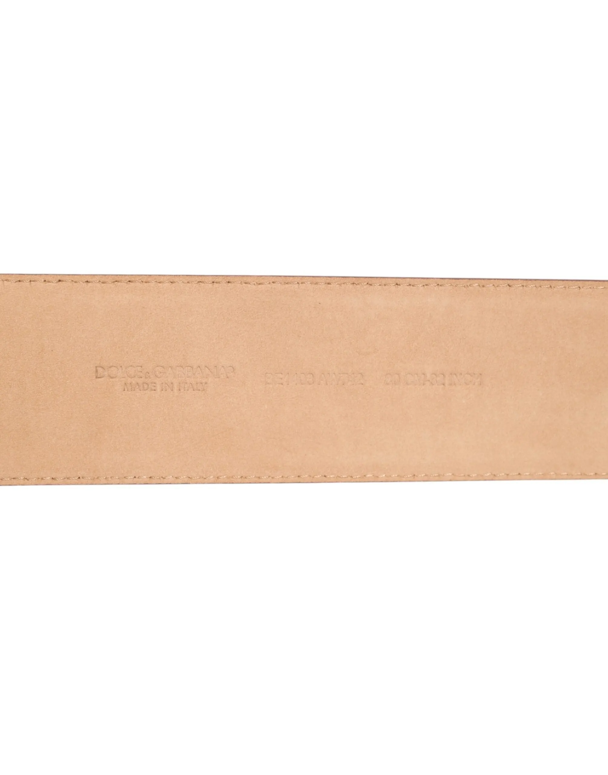 Dolce & Gabbana Burgundy Leather Gold Metal Buckle Women Belt sold by Siebentaschen product image thumbnail 3