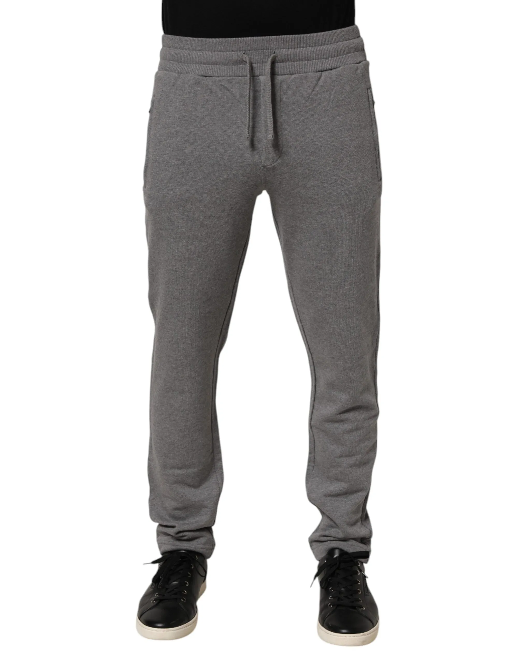 Dolce & Gabbana Cotton Jogger Sweatpants Trouser Gray sold by Siebentaschen product image thumbnail 2