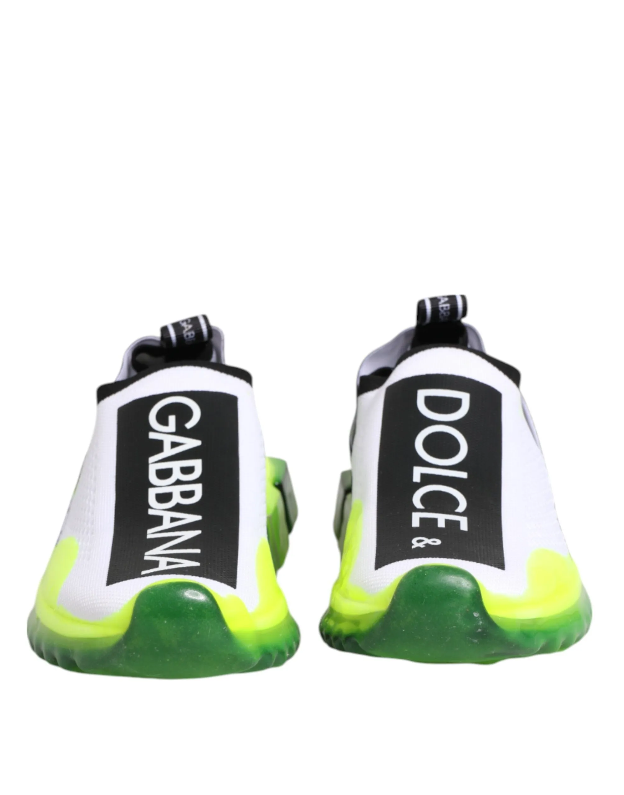 Dolce & Gabbana Black White Slip On Sorrento Sneakers Shoes sold by Siebentaschen product image thumbnail 3