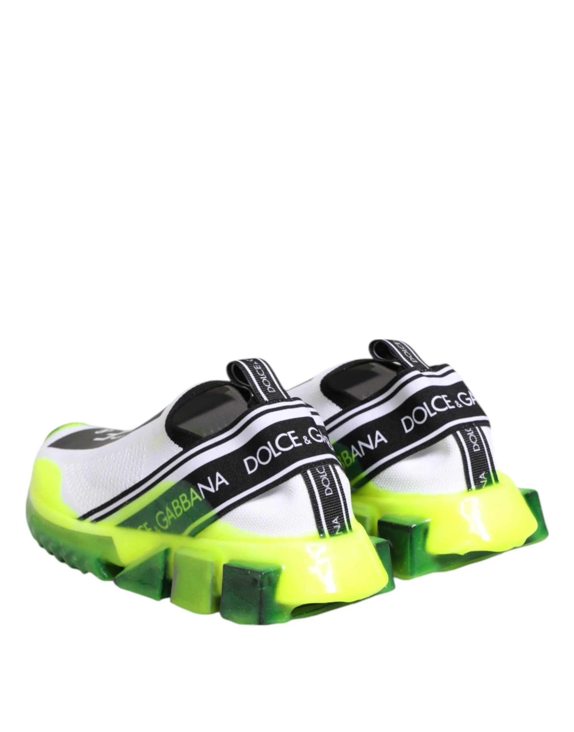 Dolce & Gabbana Black White Slip On Sorrento Sneakers Shoes sold by Siebentaschen product image thumbnail 5