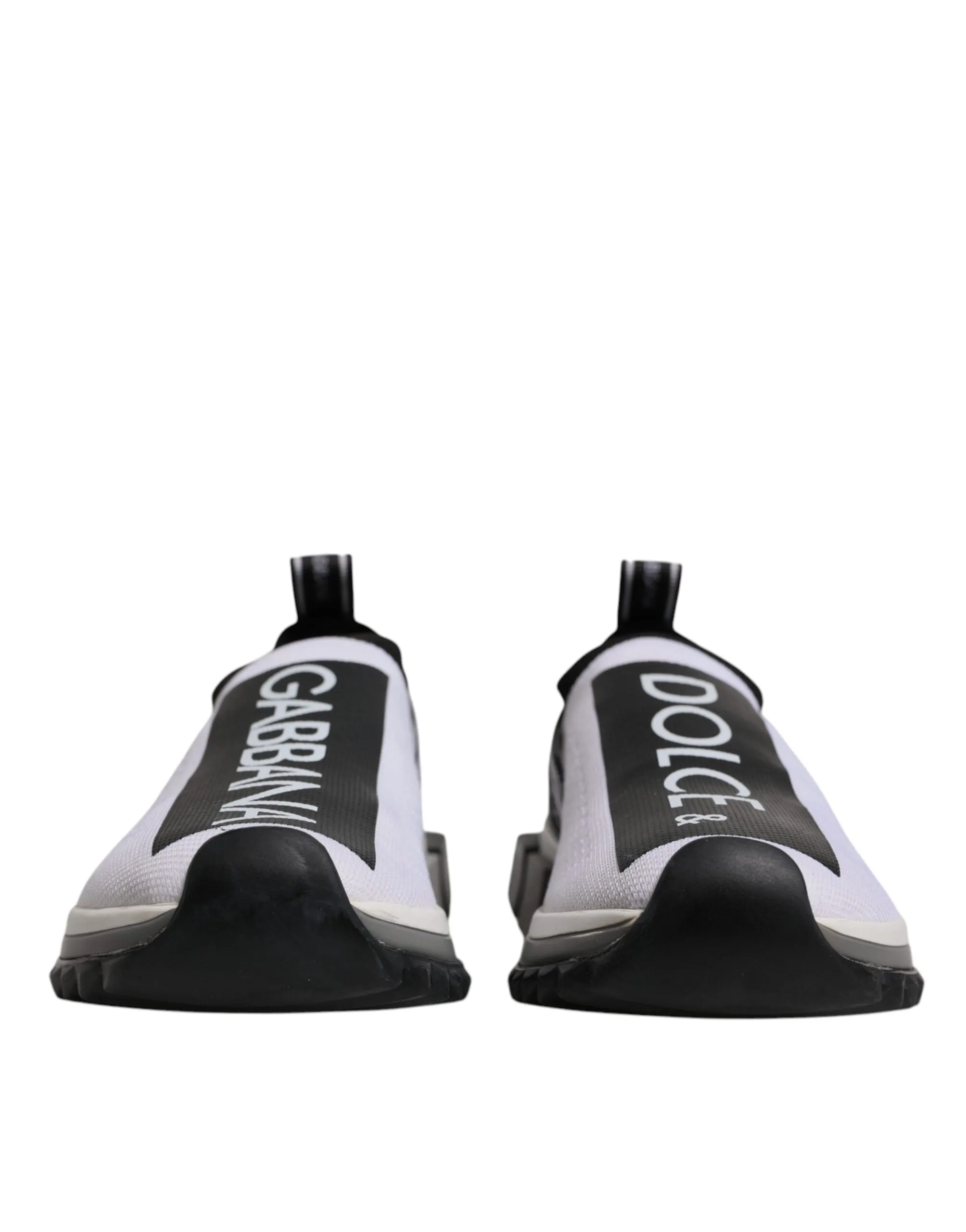 Dolce & Gabbana Black White Slip On Sorrento Sneakers Shoes sold by Siebentaschen product image thumbnail 3