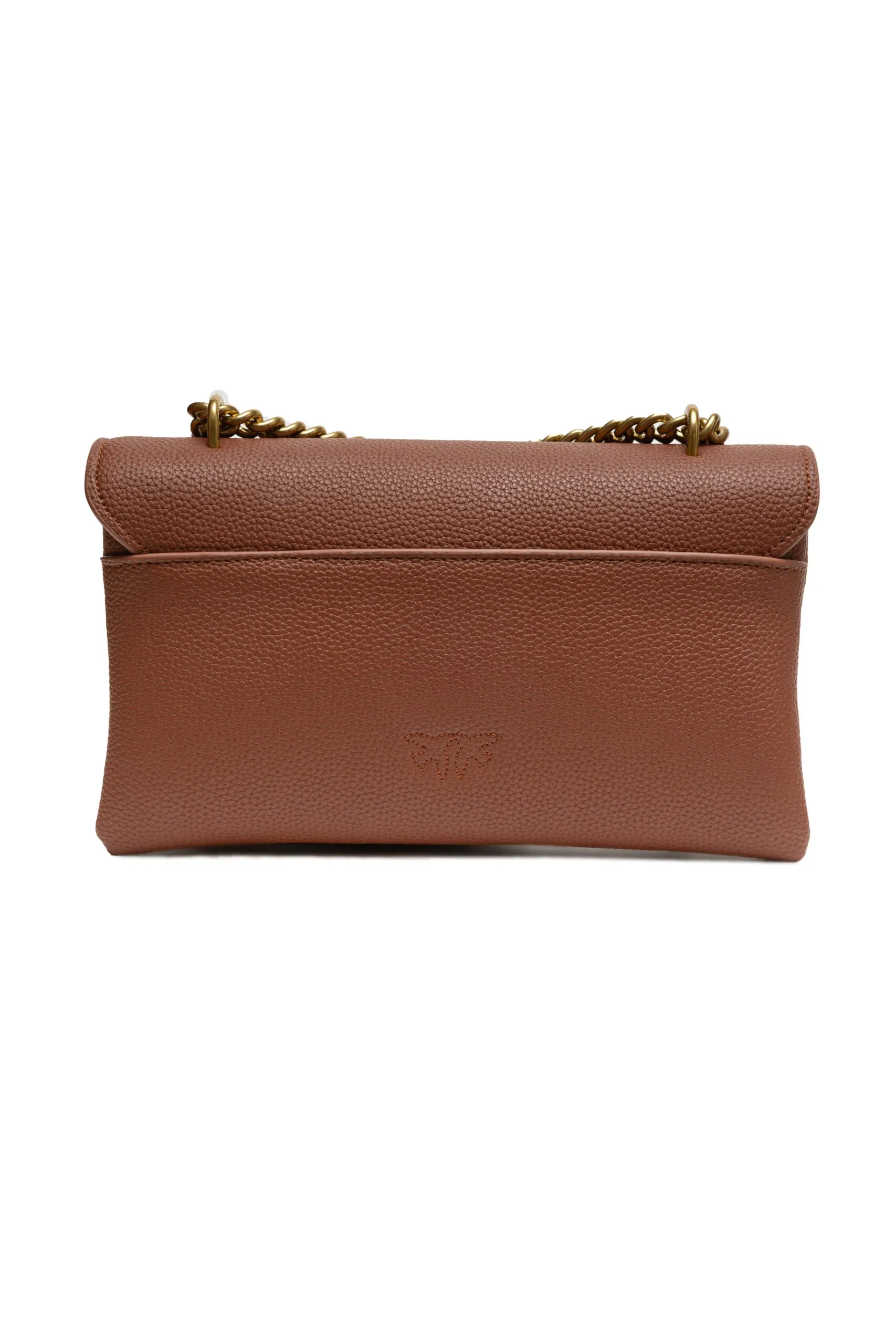 PINKO Brown Leather Love Boucle Riga Shoulder Bag sold by Siebentaschen product image thumbnail 2