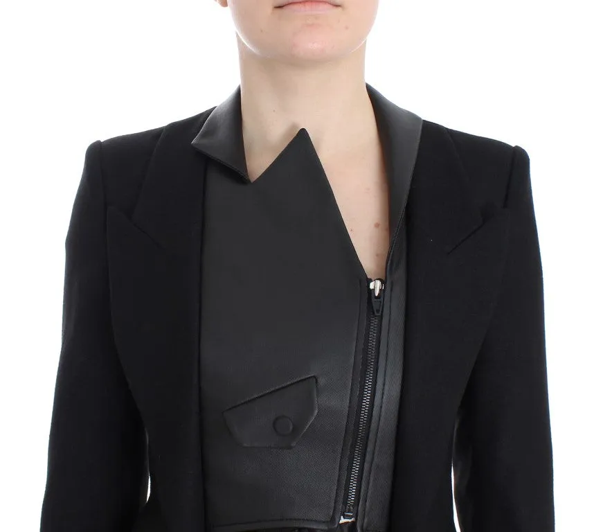KAALE SUKTAE Black Short Blazer Coat Biker Jacket sold by Siebentaschen product image thumbnail 5
