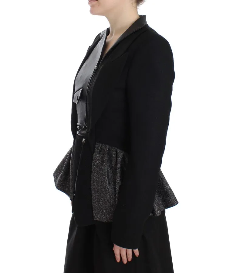 KAALE SUKTAE Black Short Blazer Coat Biker Jacket sold by Siebentaschen product image thumbnail 2