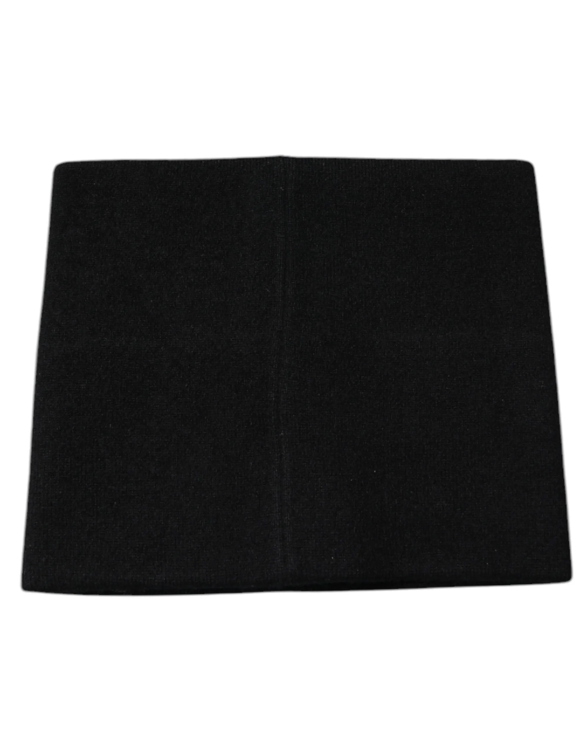 Dolce & Gabbana Black Cashmere DG Logo Square Handkerchief Scarf sold by Siebentaschen product image thumbnail 4