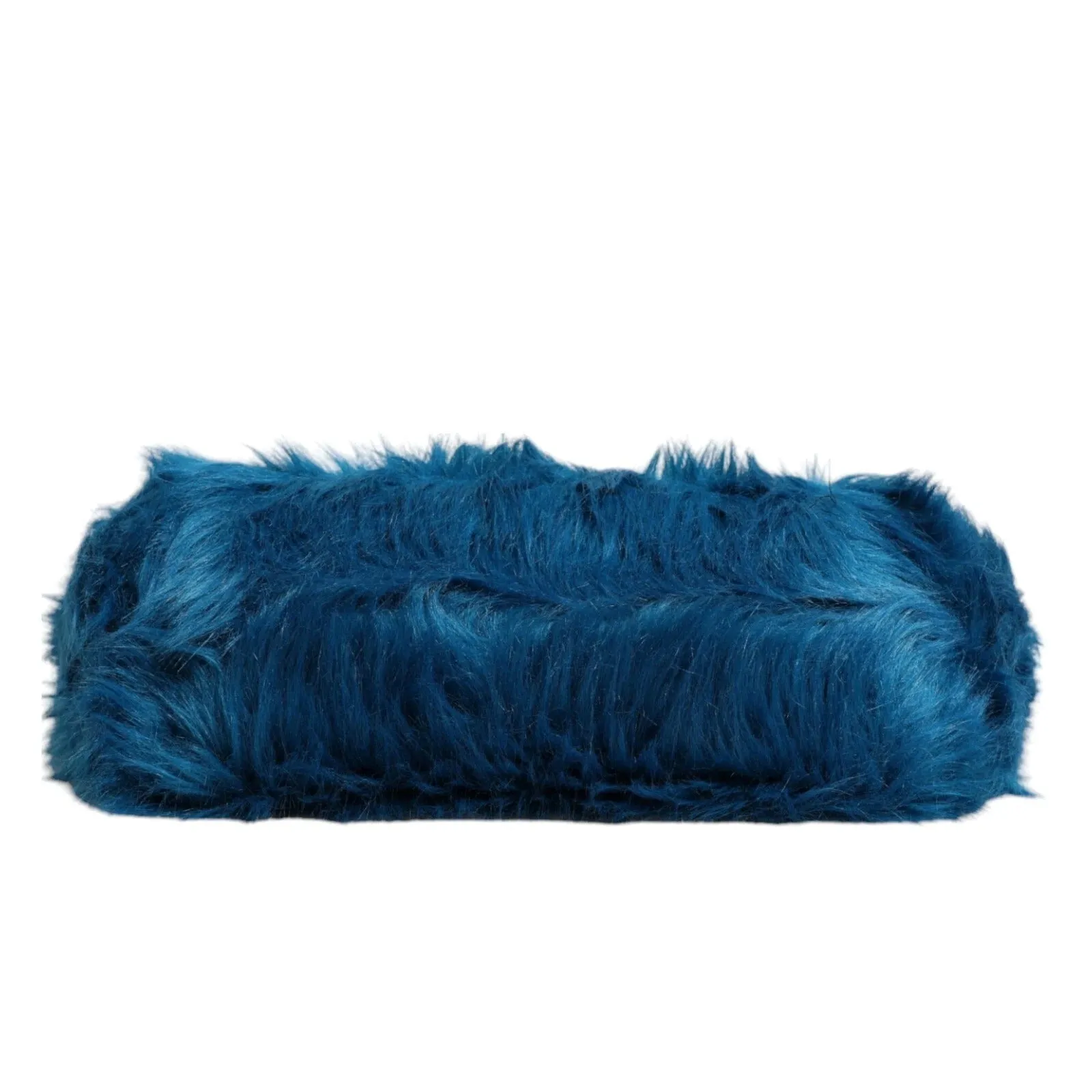 Dolce & Gabbana Blue Fur Logo Plaque Double Handle Shoulder Bag sold by Siebentaschen product image thumbnail 3