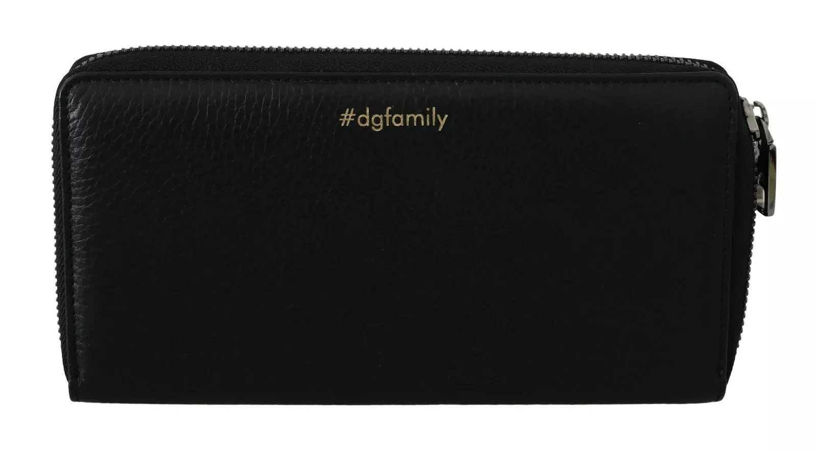 Dolce & Gabbana Black Leather #DGFAMILY Zipper Continental Mens Wallet sold by Siebentaschen product image thumbnail 4