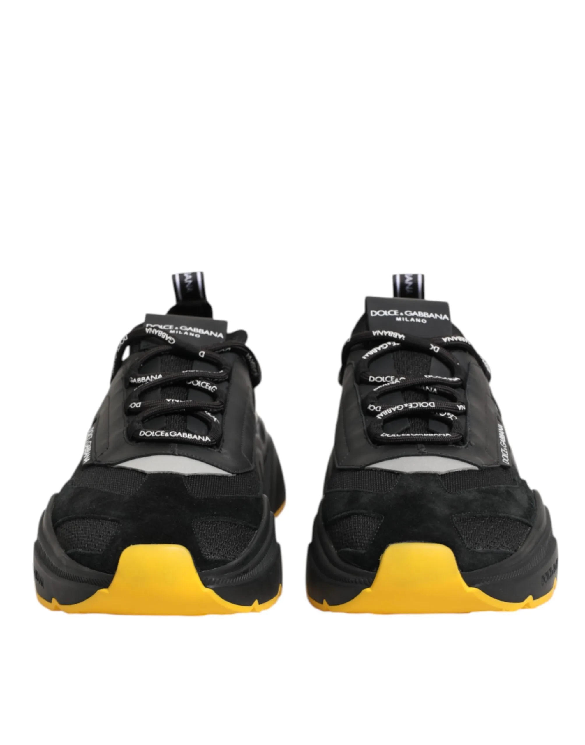 Dolce & Gabbana Black Daymaster Low Top Men Sneakers Shoes sold by Siebentaschen product image thumbnail 3