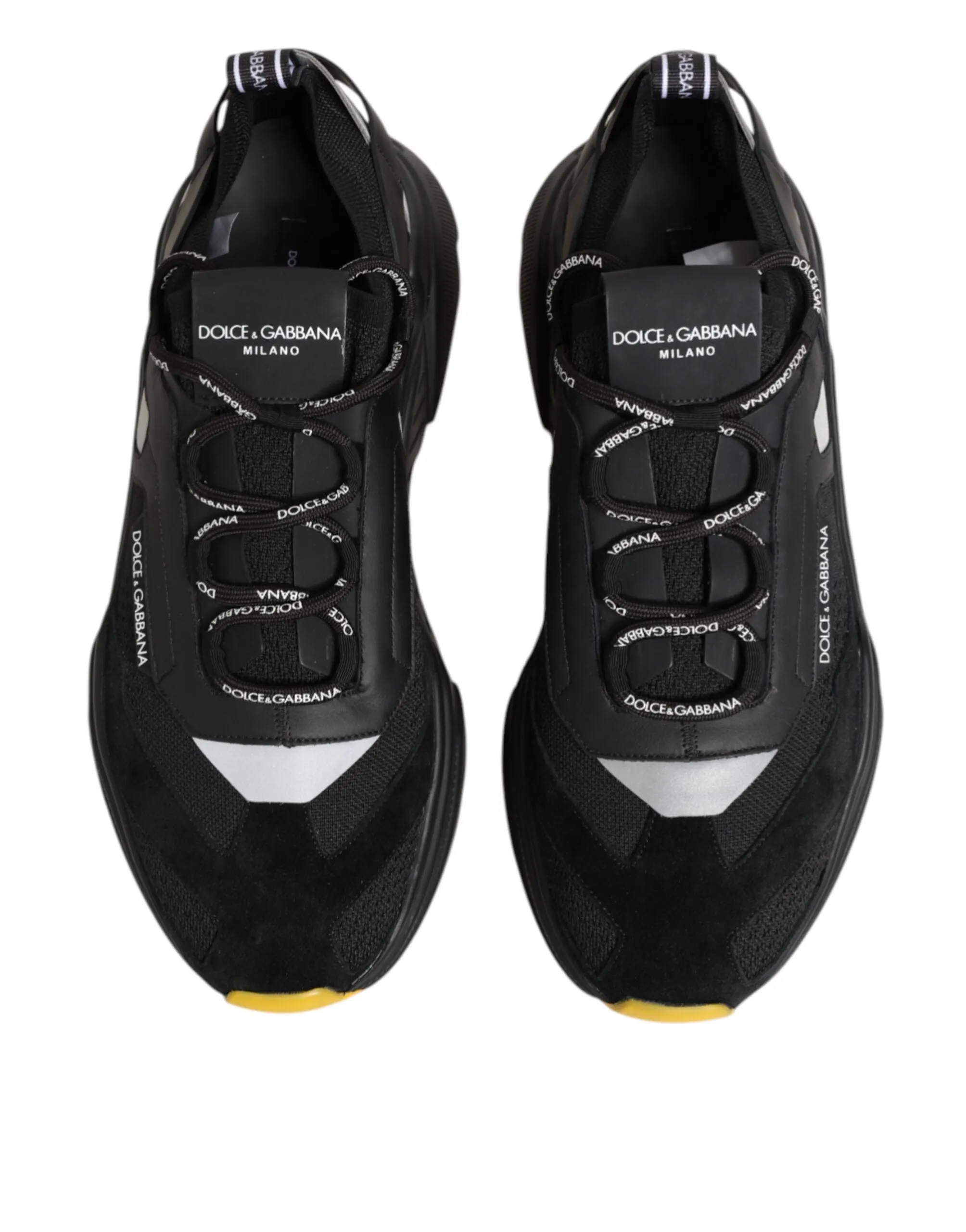 Dolce & Gabbana Black Daymaster Low Top Men Sneakers Shoes sold by Siebentaschen product image thumbnail 4