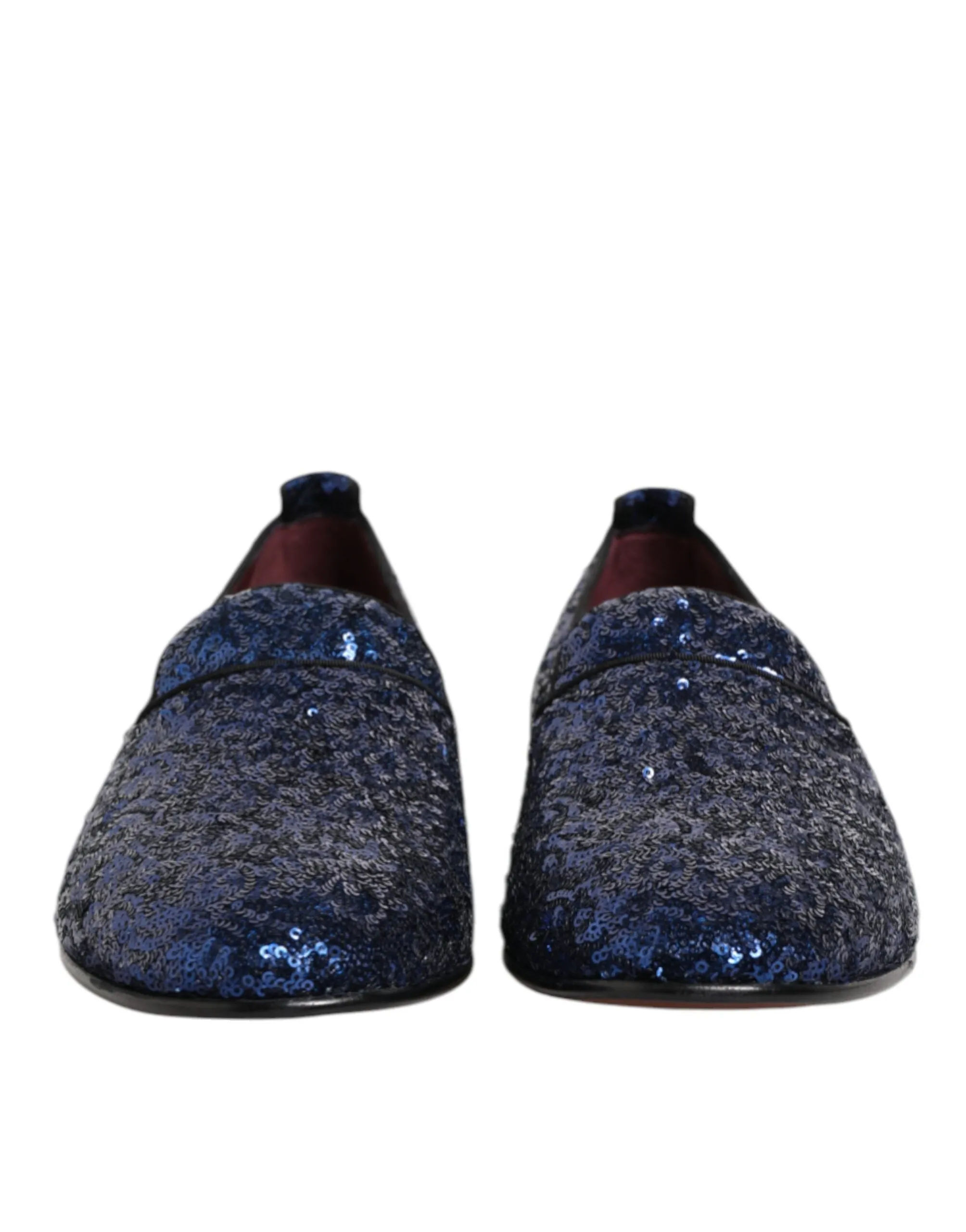 Dolce & Gabbana Blue Sequined Loafers Slippers Men Dress Shoes sold by Siebentaschen product image thumbnail 3