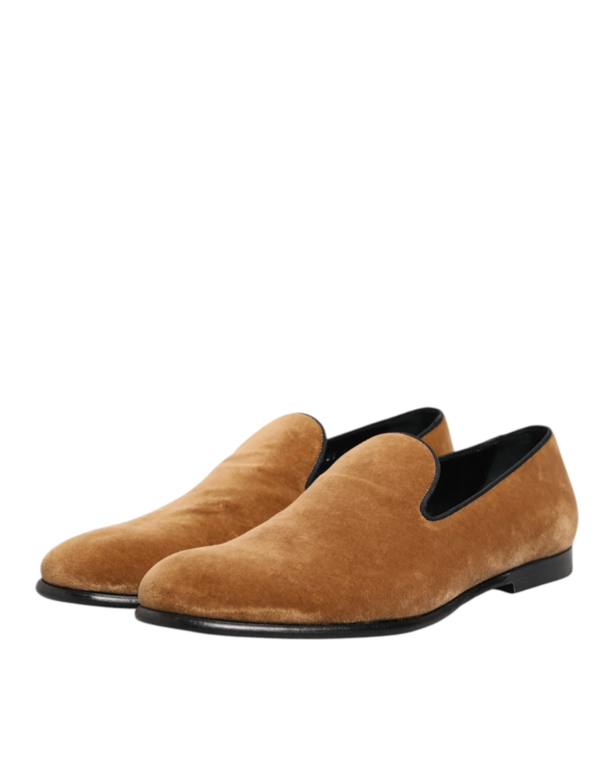 Dolce & Gabbana Brown Suede Slip On Men Loafers Formal Shoes sold by Siebentaschen product image thumbnail 5