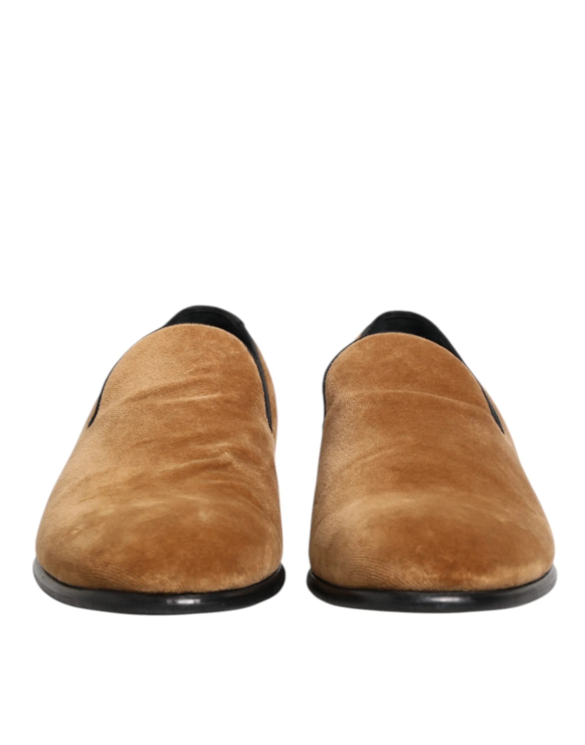Dolce & Gabbana Brown Suede Slip On Men Loafers Formal Shoes sold by Siebentaschen product image thumbnail 3