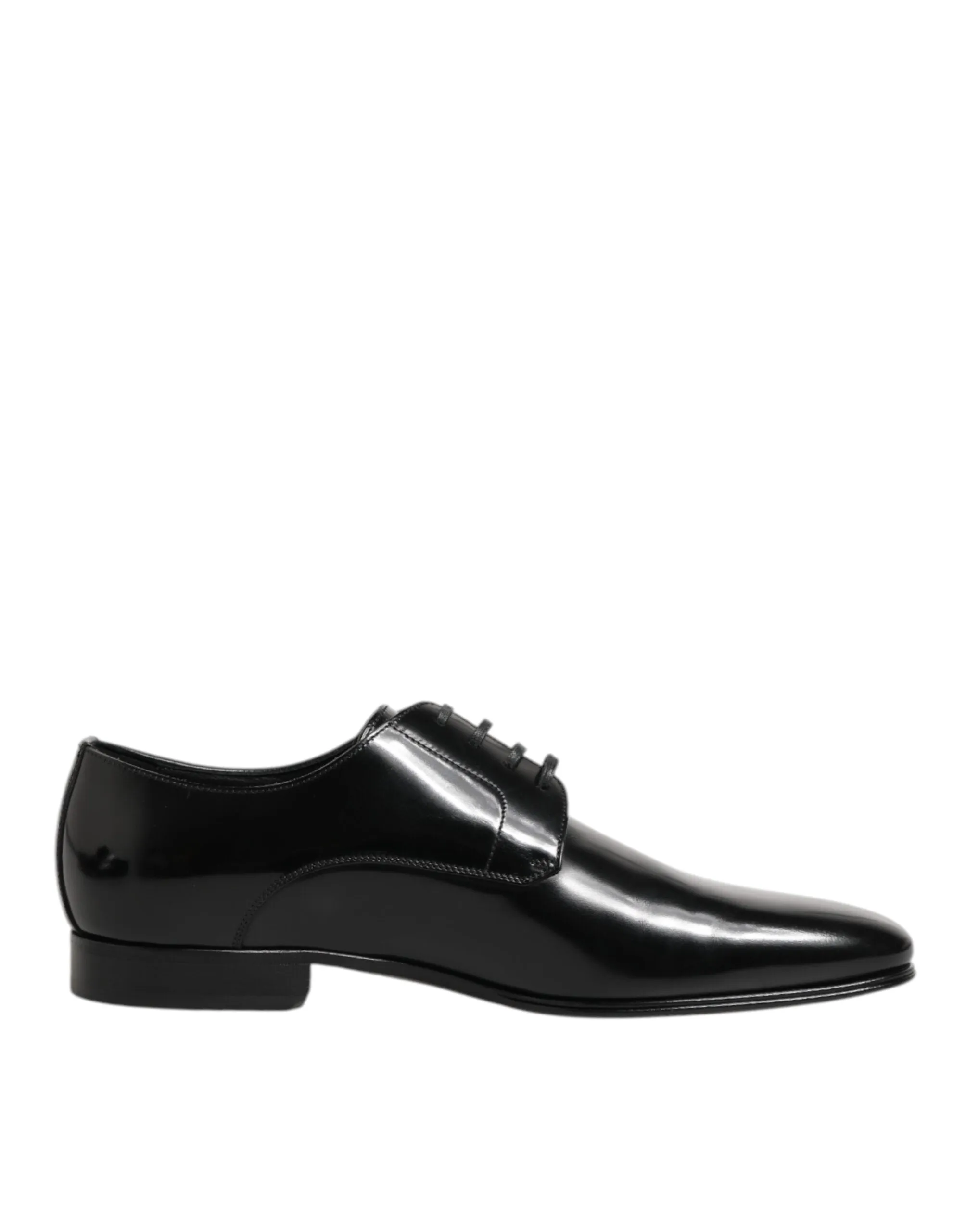 Dolce & Gabbana Black Calfskin Leather Derby Men Dress Shoes sold by Siebentaschen