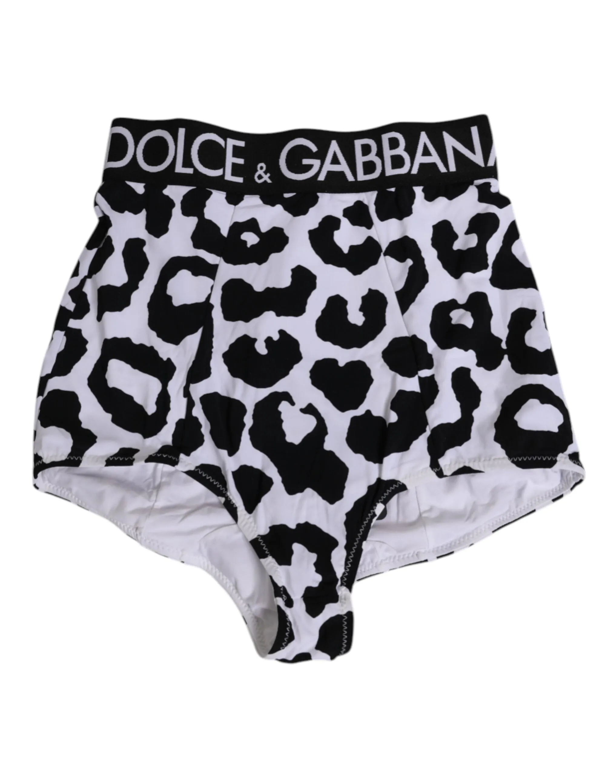 Dolce & Gabbana White Leopard Nylon High Waist Girdle Underwear sold by Siebentaschen product image thumbnail 2