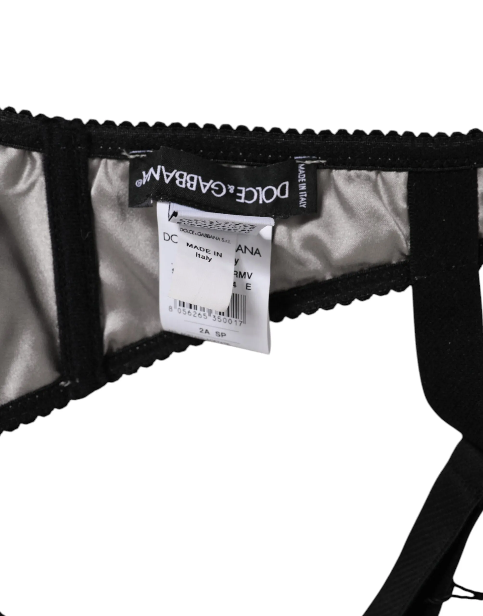 Dolce & Gabbana Gray Acetate Stretch Balconcino Bra Underwear sold by Siebentaschen product image thumbnail 5